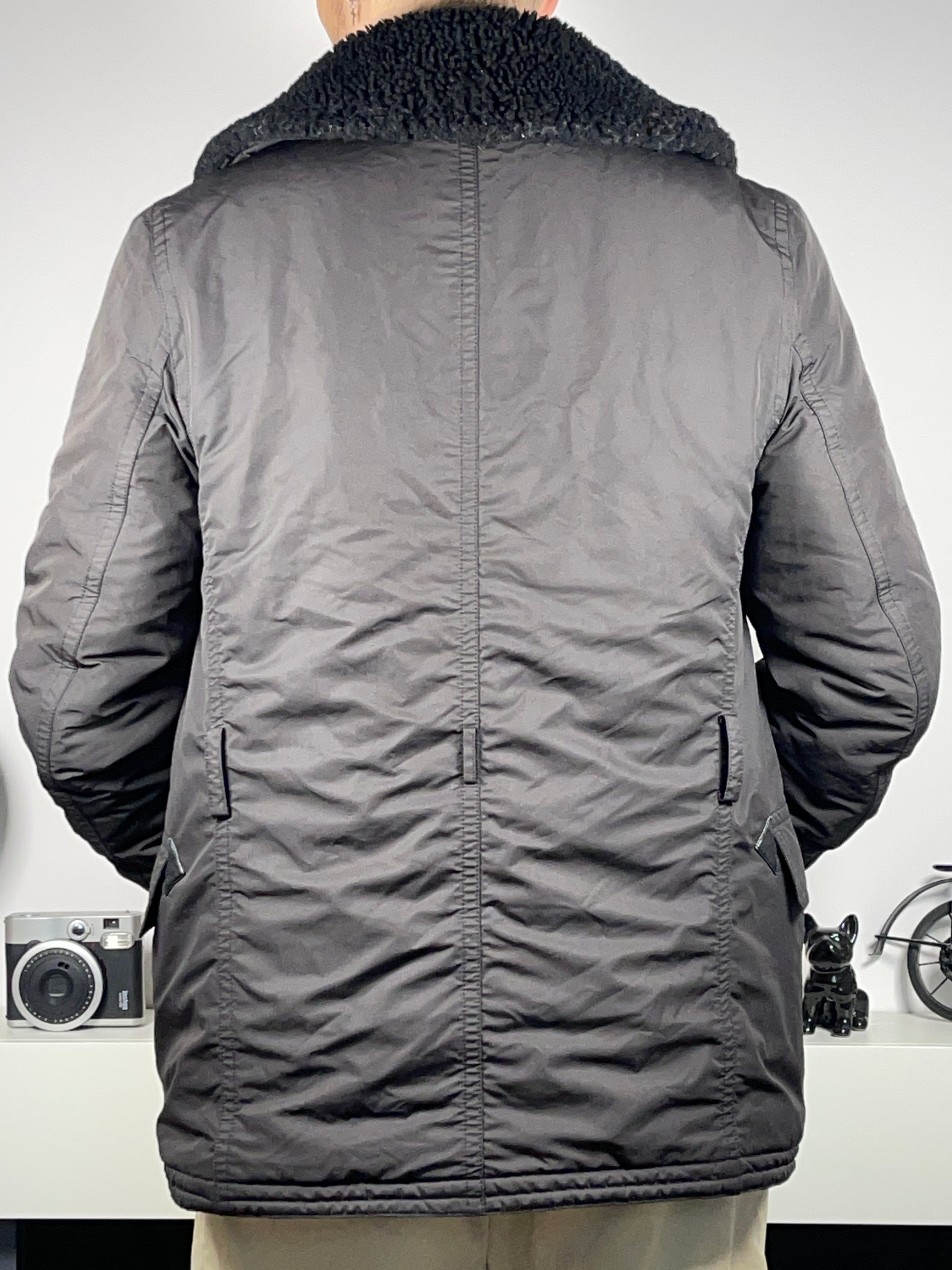 Ralph Lauren Black Label Shearling Collar Peacoat (Vintage)