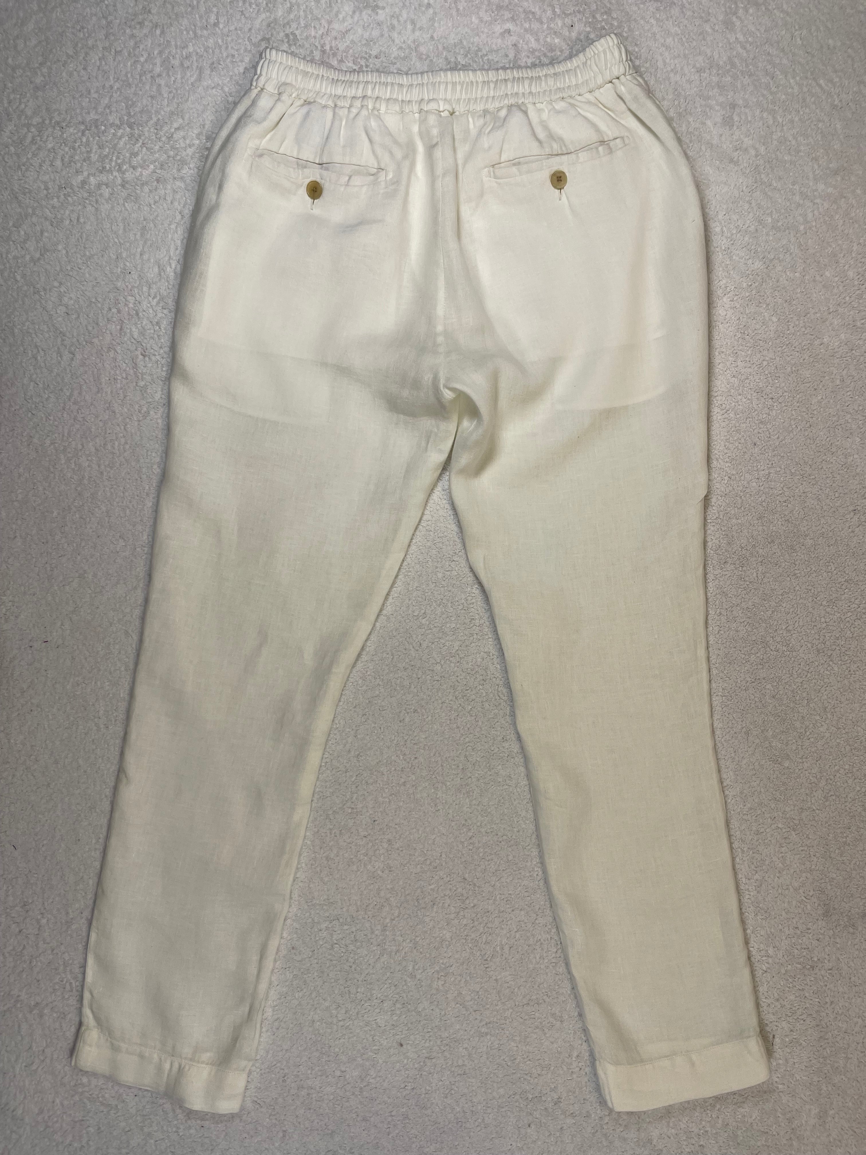 Ralph Lauren Purple Label Linen Dobby Trousers (2022)