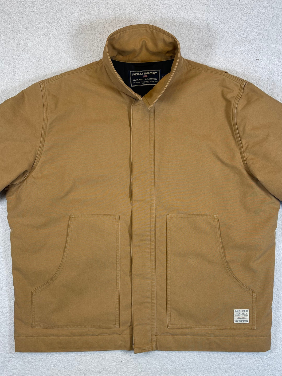 Ralph Lauren Polo Sport Vintage Lined Canvas Workwear Jacket L