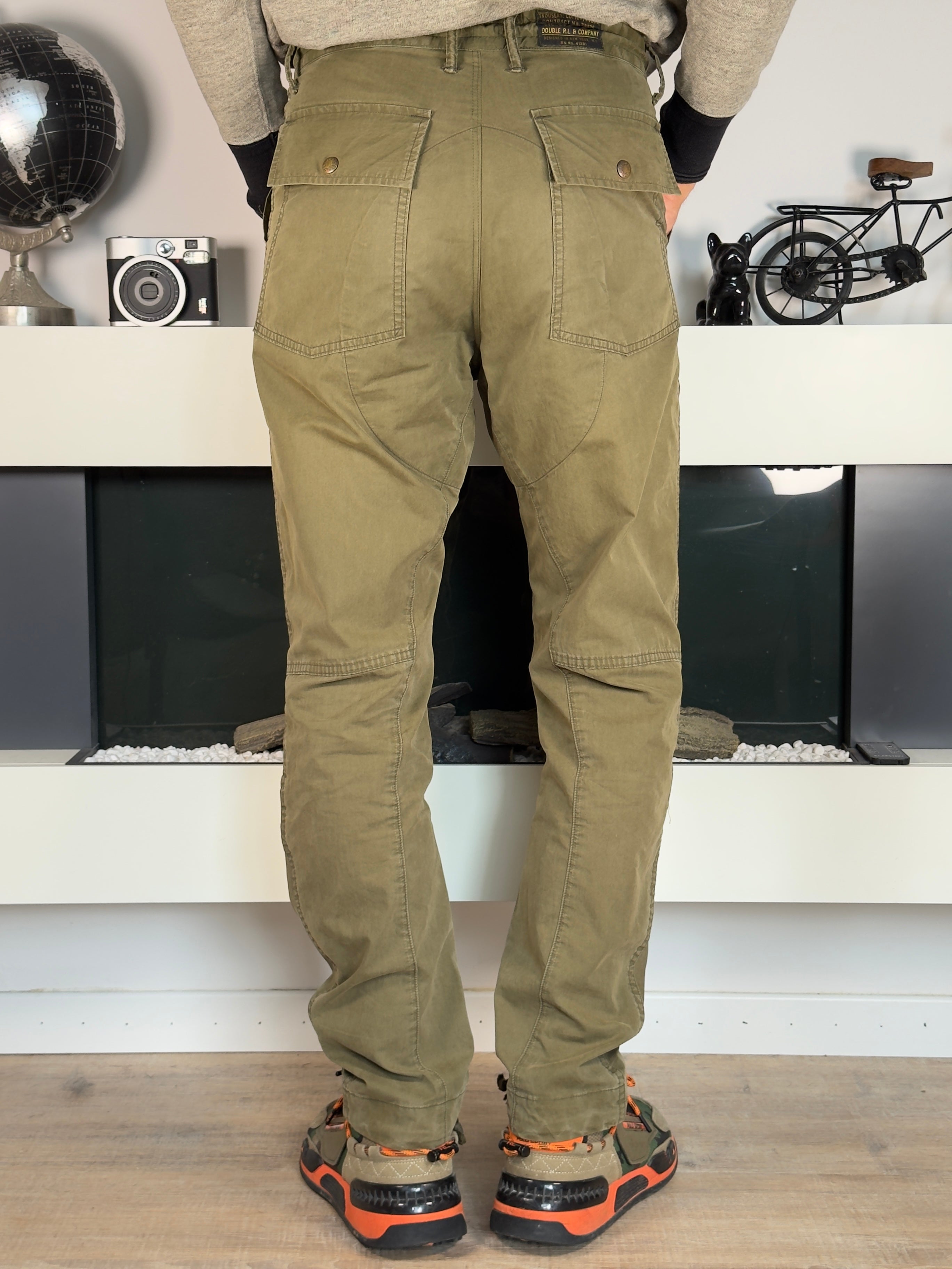 RRL Double RL Surplus Poplin Cargo Trousers