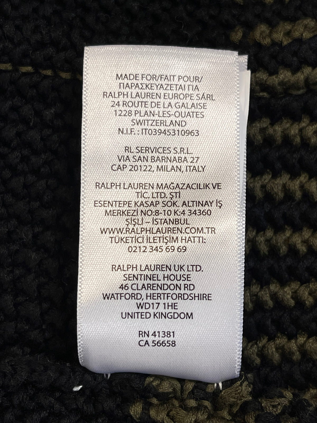 Polo Ralph Lauren Striped Shawl-Collar Cardigan
