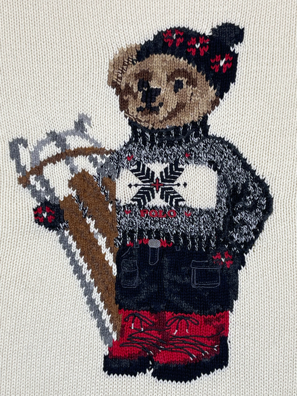 Polo Ralph Lauren Sled Polo Bear Cotton Sweater