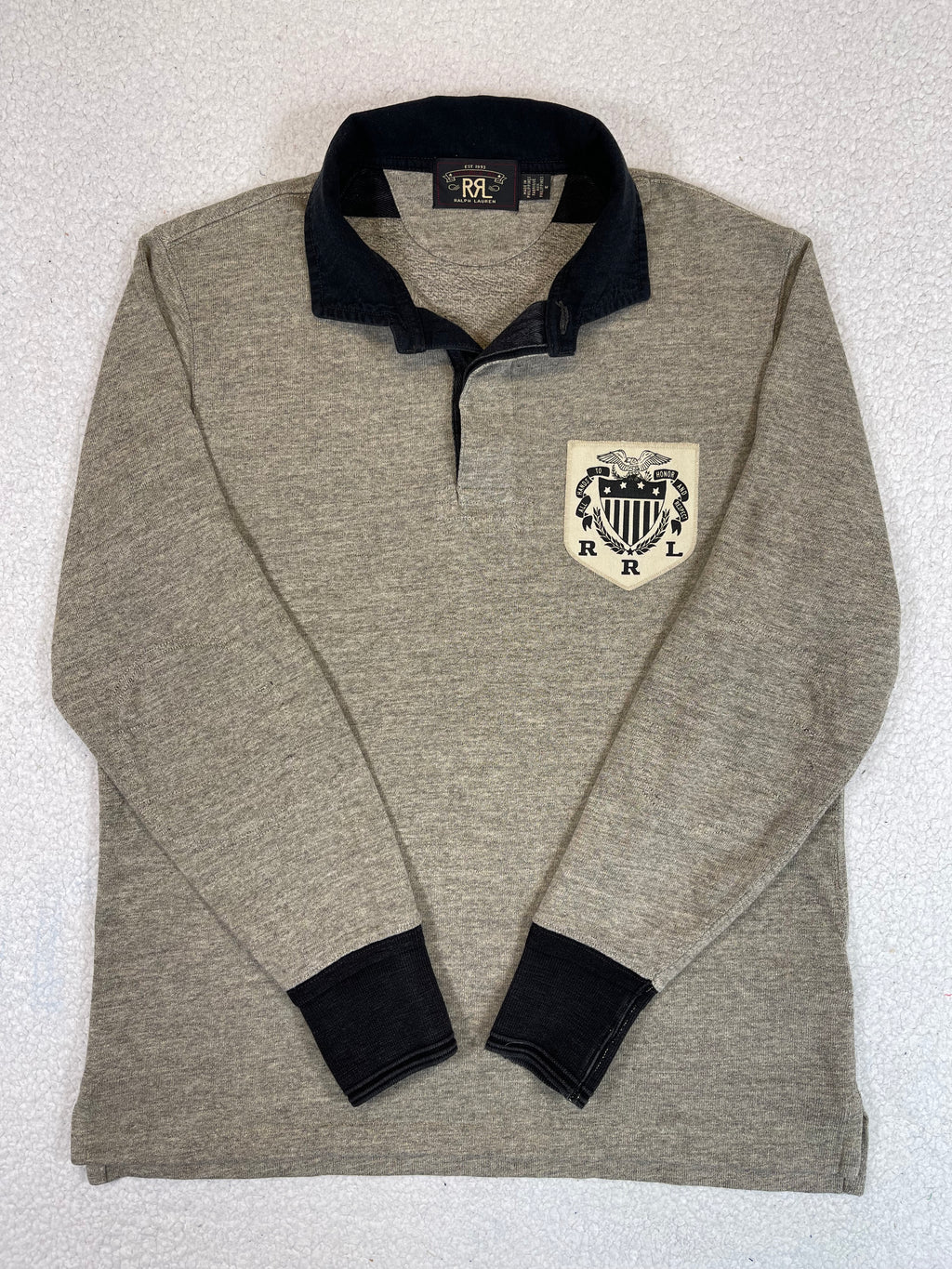 RRL Double RL Double-Knit Rugby Shirt