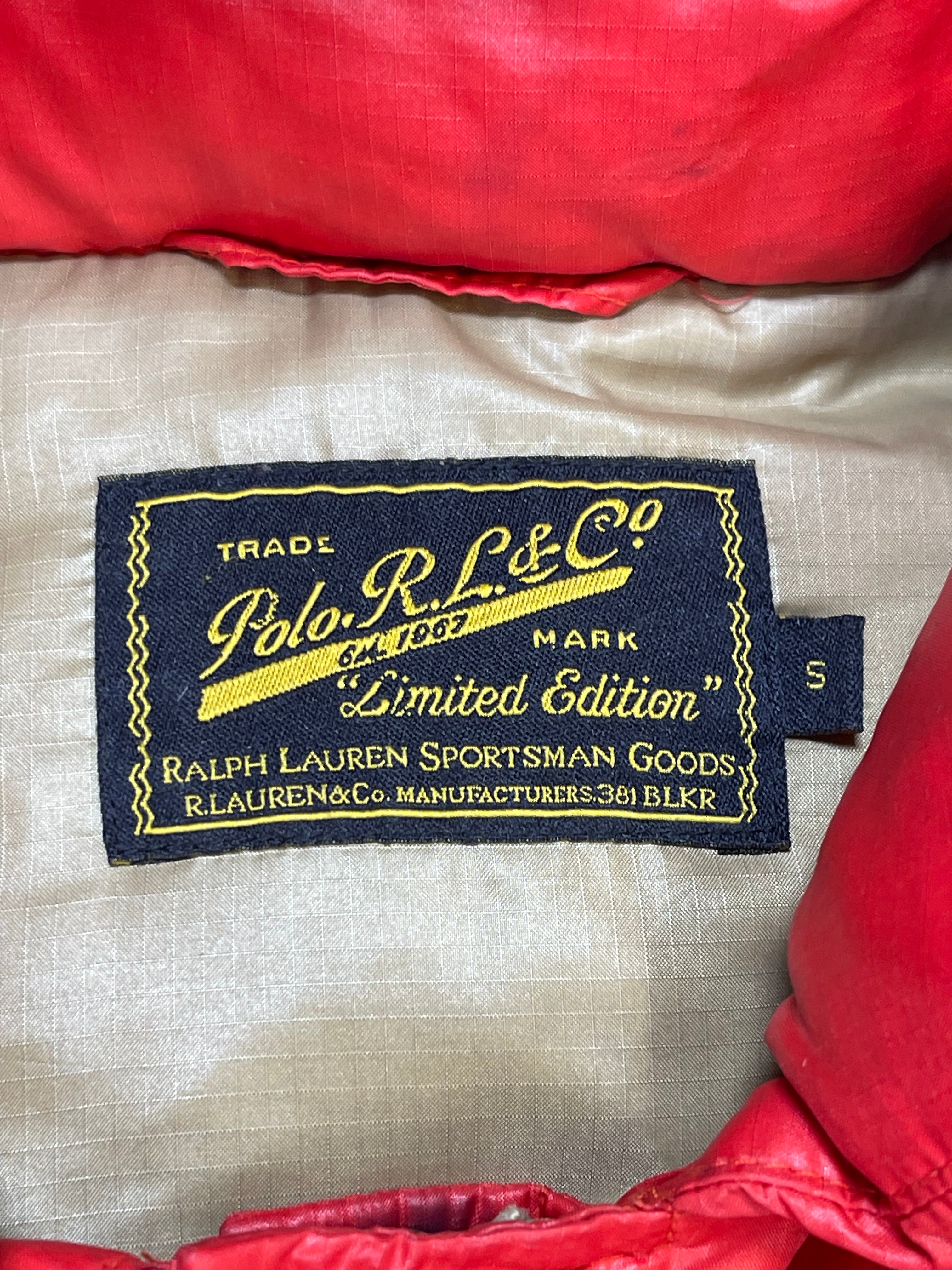 Polo Ralph Lauren & Co. Polo Sportsman Limited Edition Down Jacket (Vintage)