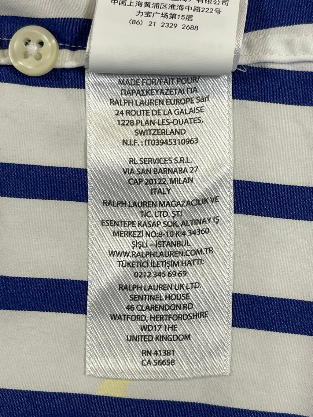 Polo Ralph Lauren “Sud de France” Striped Poplin Shirt (2023)