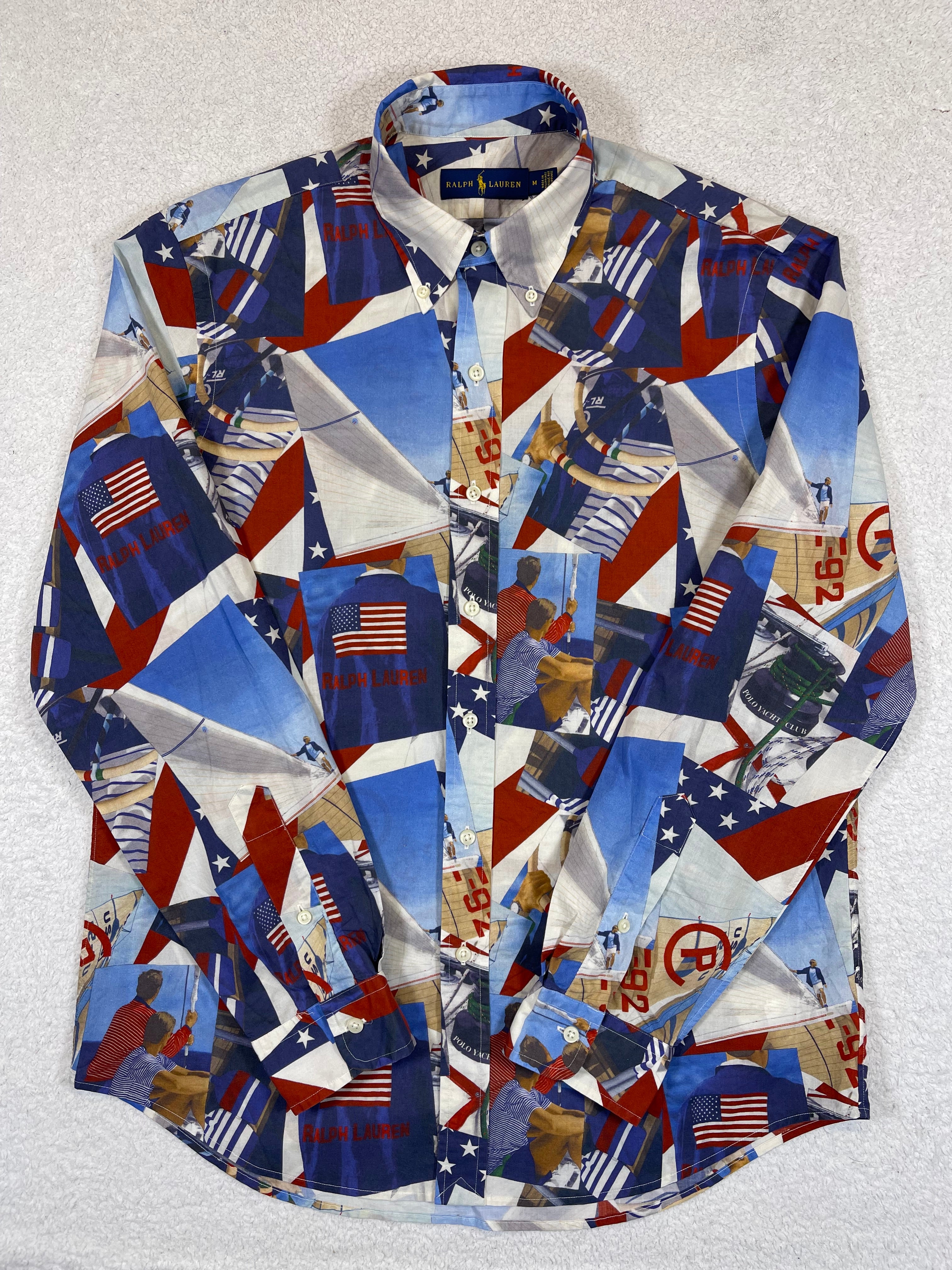Ralph Lauren CP RL-92 Patchwork Poplin Shirt