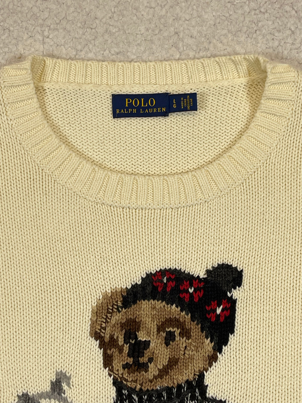 Pull Polo Ralph Lauren Polo Bear en luge