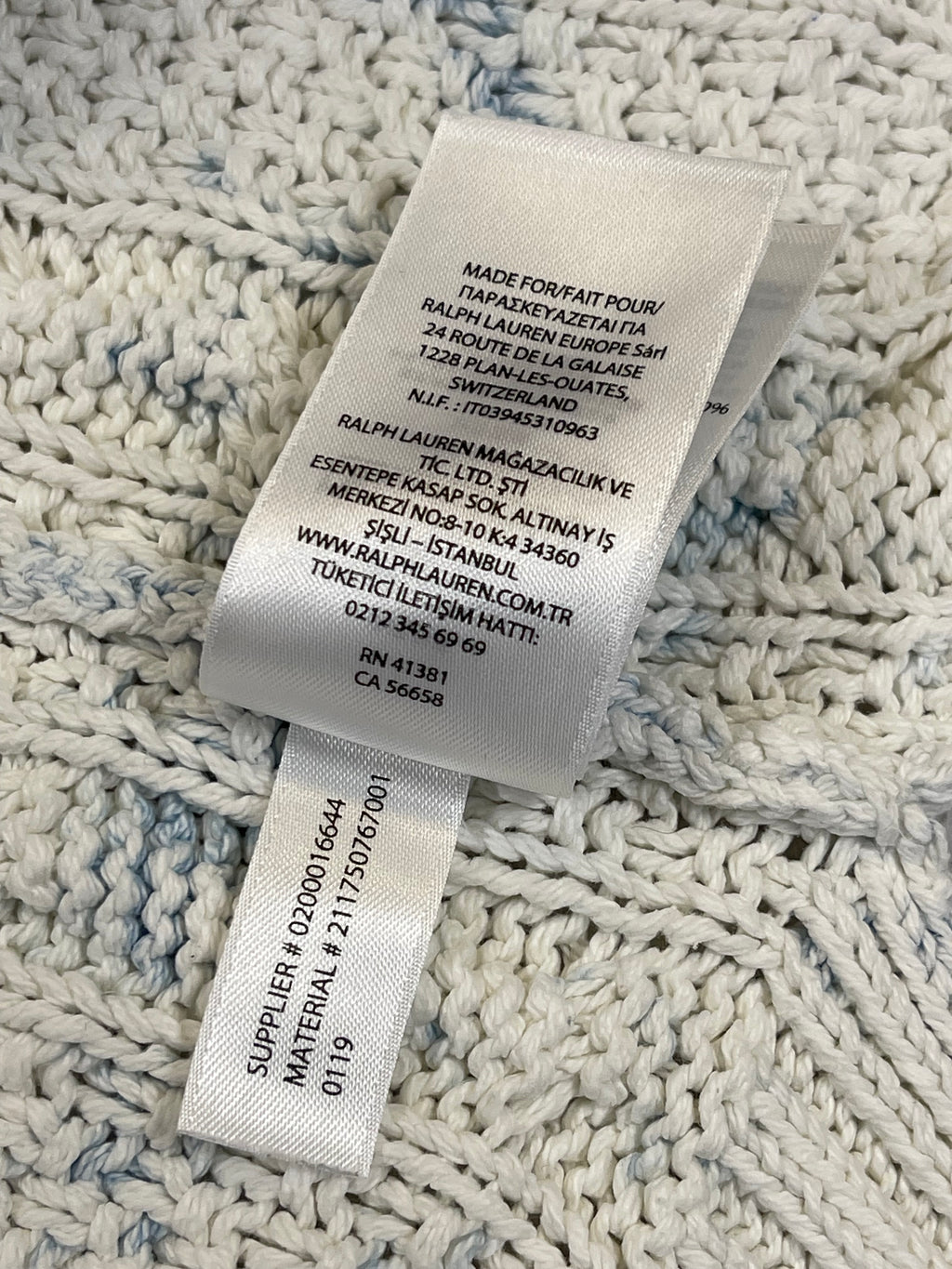 Polo Ralph Lauren Flag Aran Knit Sweater