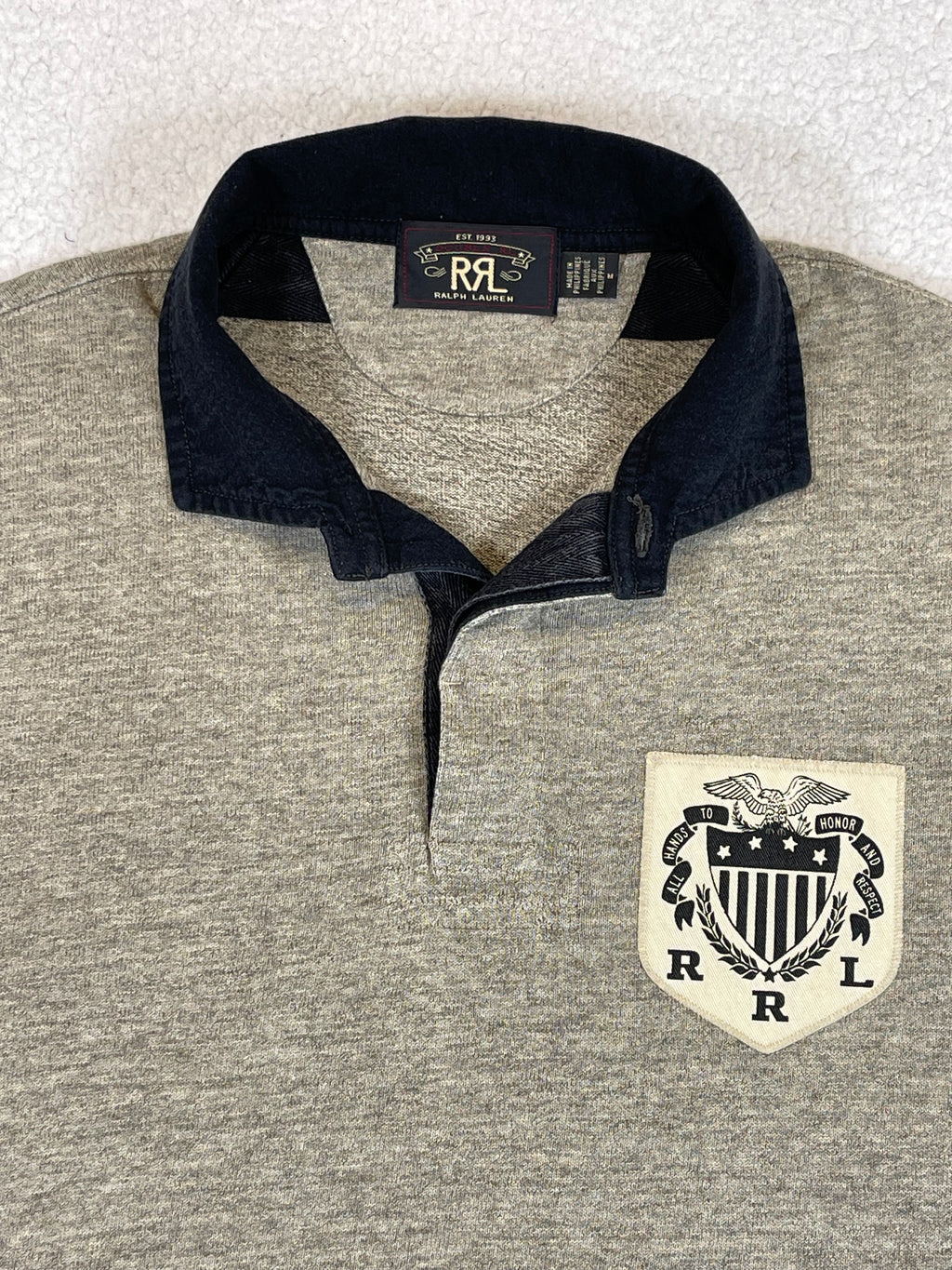 RRL Double RL Double-Knit Rugby Shirt