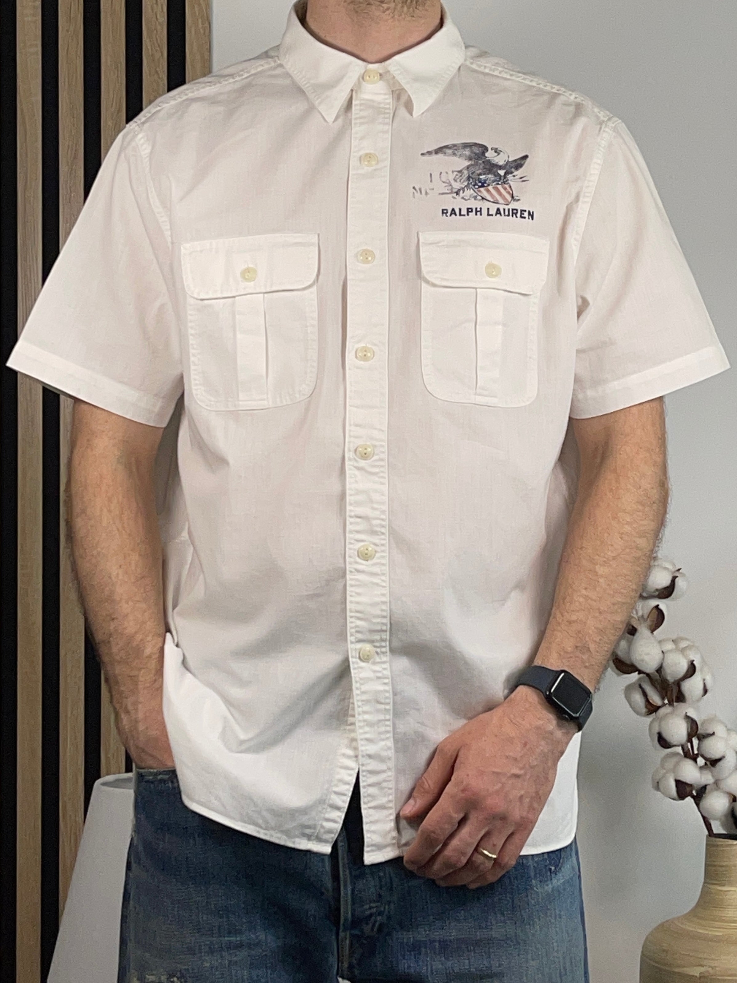 Polo Ralph Lauren “Dry Goods &amp; Supply” Chambray Workwear Shirt