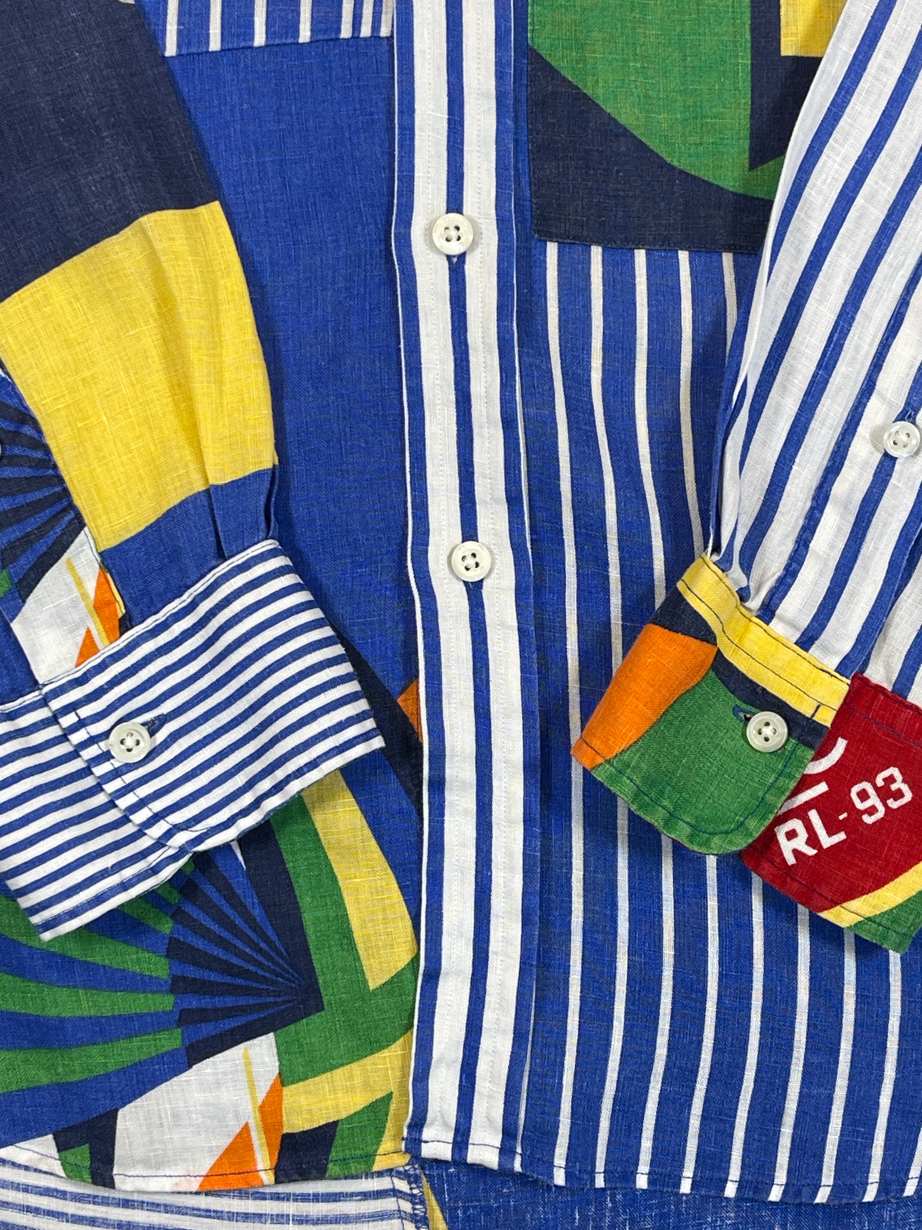 Polo Ralph Lauren CP RL-93 Patchwork-Leinenhemd