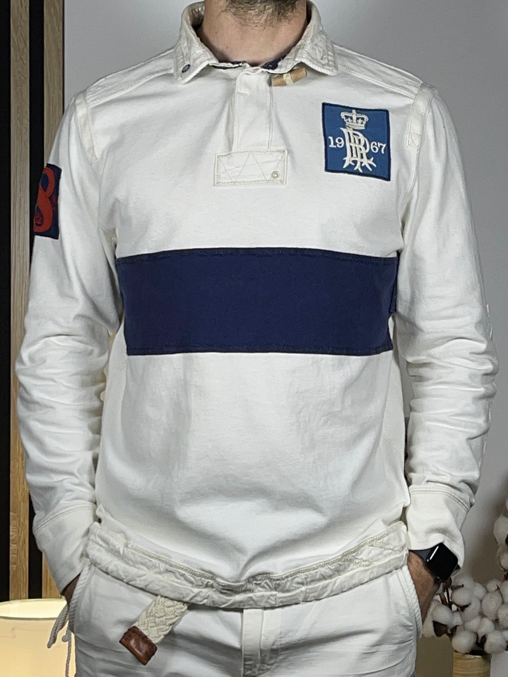 Polo by Ralph Lauren Vintage P.R.L.C. Nautical Rugby Shirt
