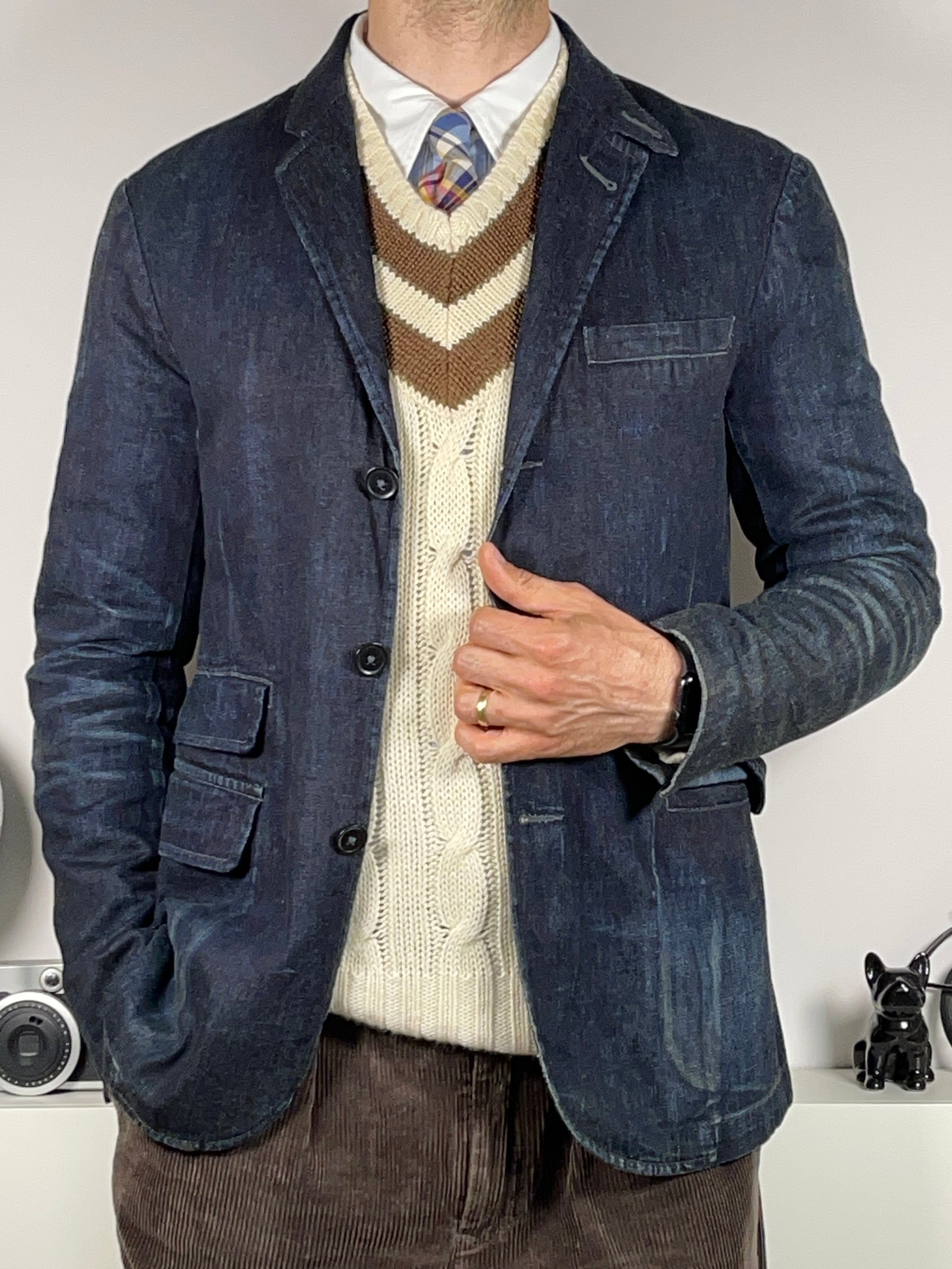Polo Ralph Lauren Naval Tailors Indigo Denim Blazer (Vintage 2000s)