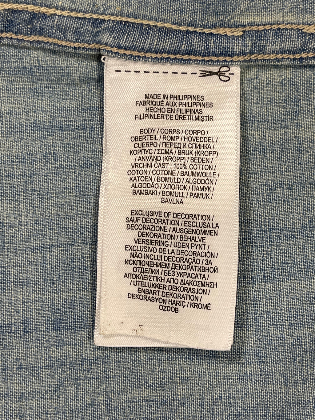 RRL Double RL Chambray Western Shirt