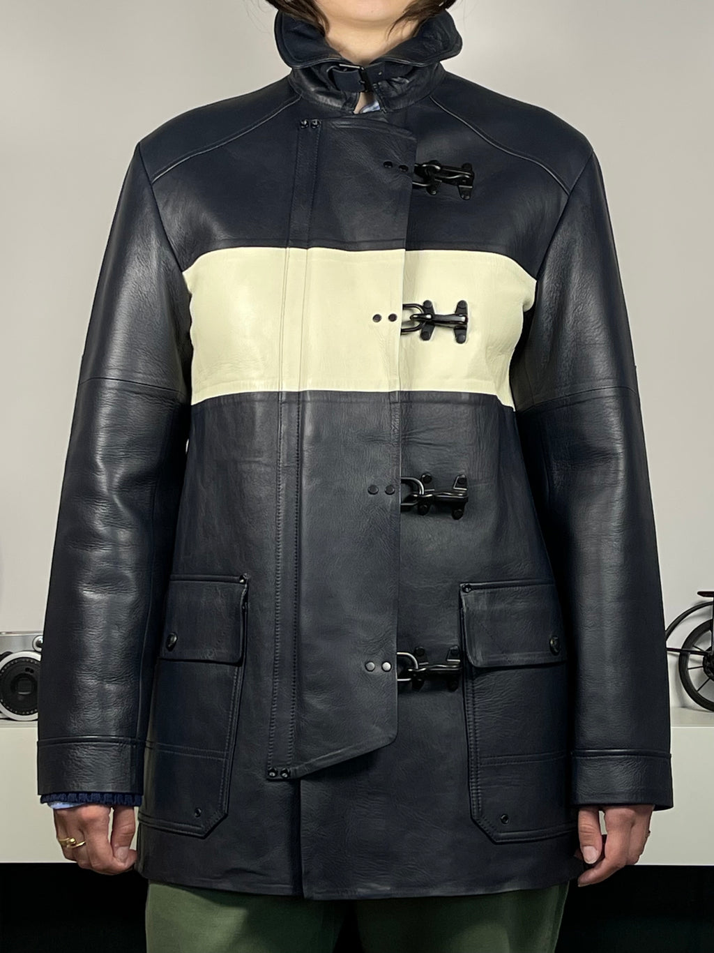 Polo Ralph Lauren Lambskin Leather Three-Quarter Coat