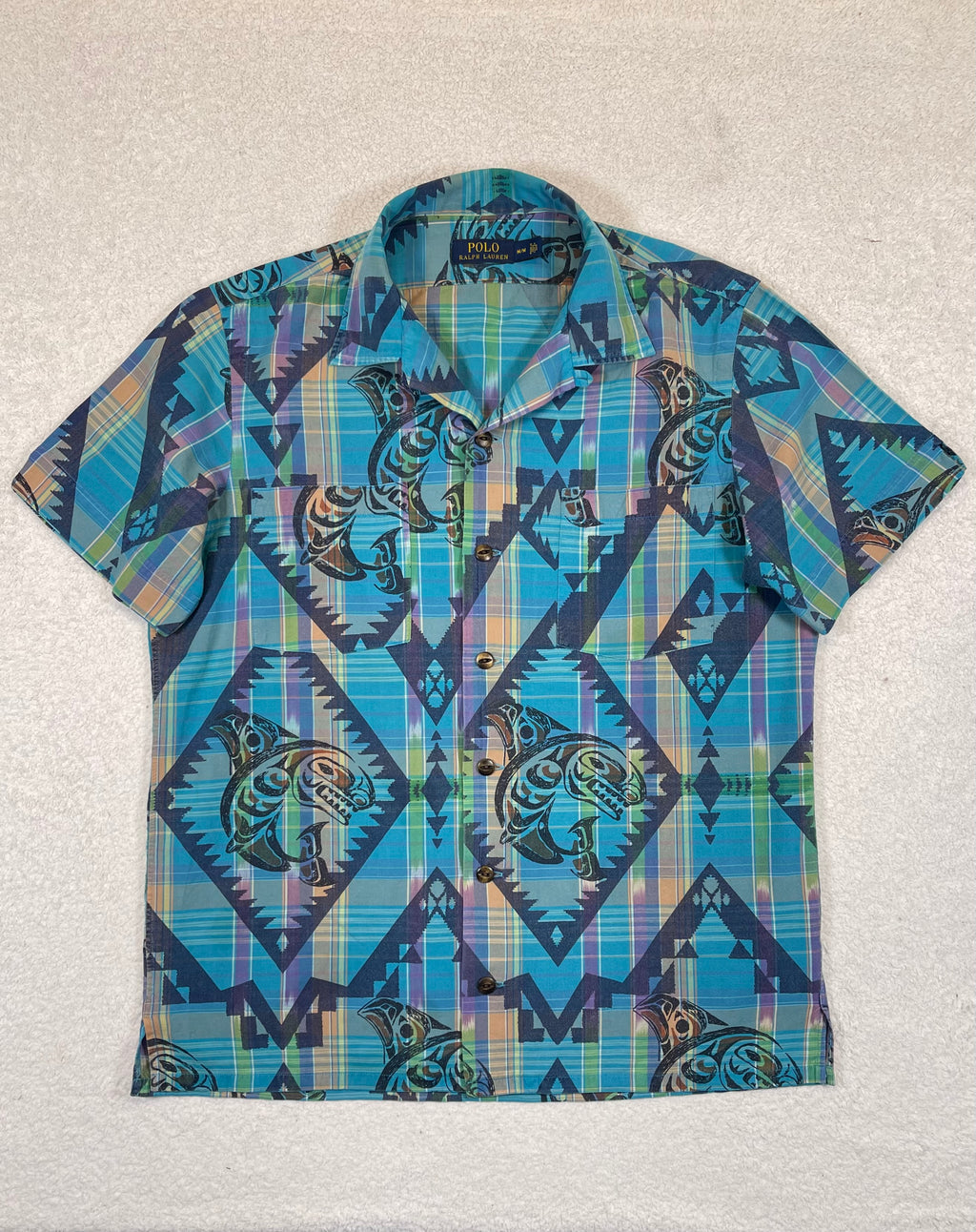 Polo Ralph Lauren Aztec Safari Cotton Shirt (Vintage)