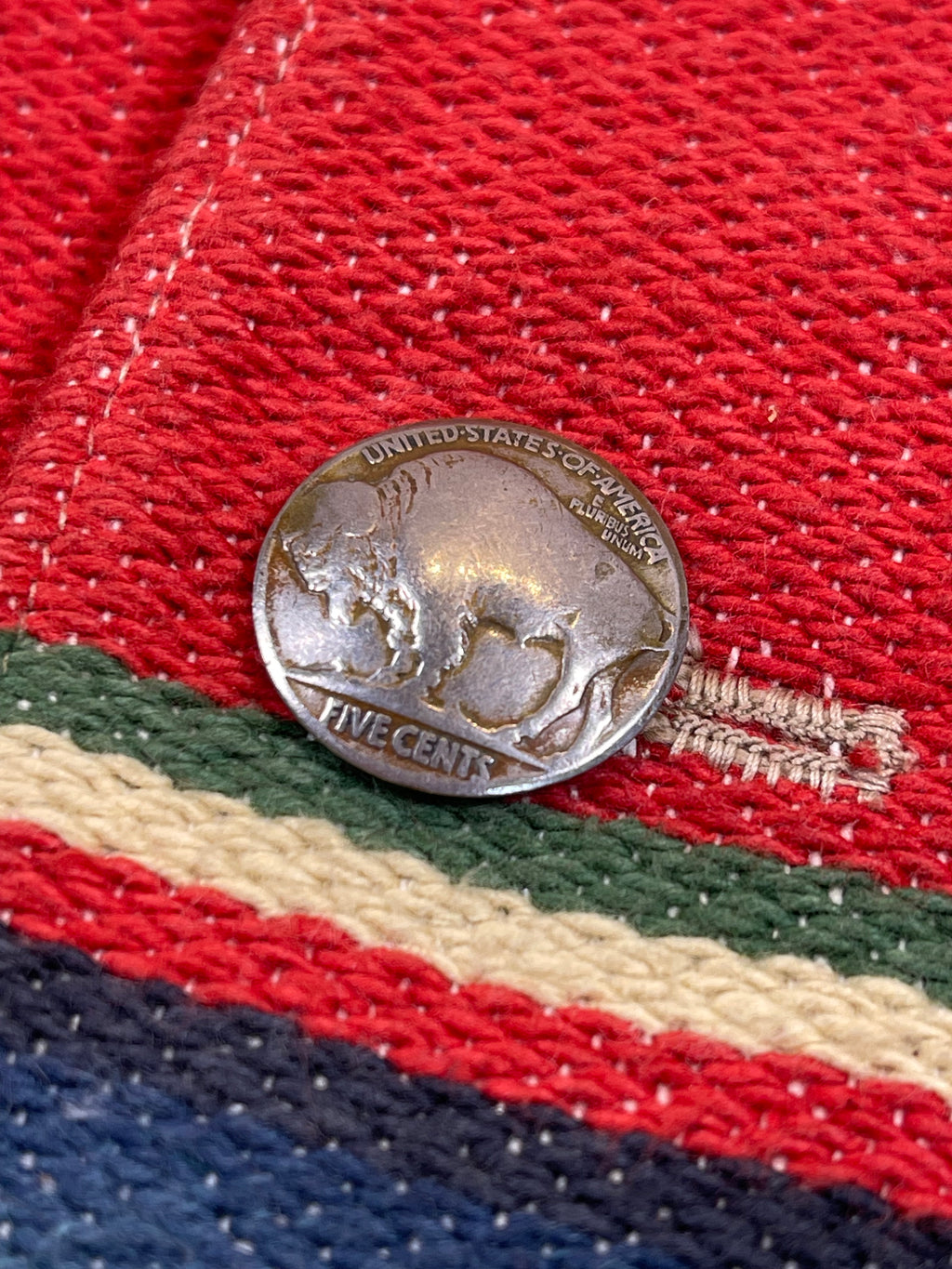 Veste de travail Ralph Lauren Country motif aztèque (Vintage années 90, Fabriquée aux États-Unis)