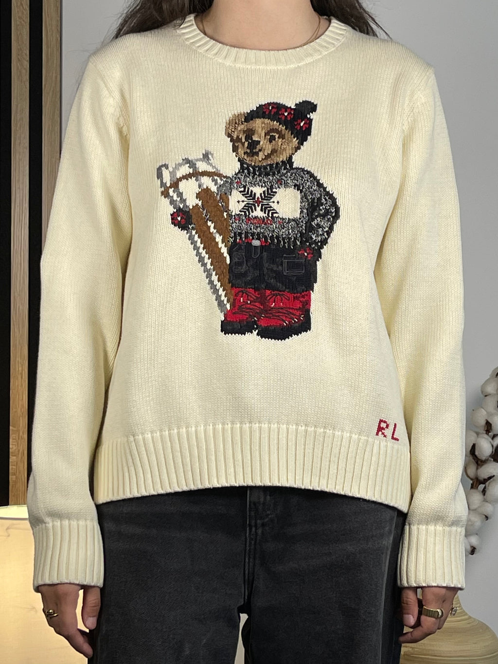Polo Ralph Lauren Sled Polo Bear Cotton Sweater