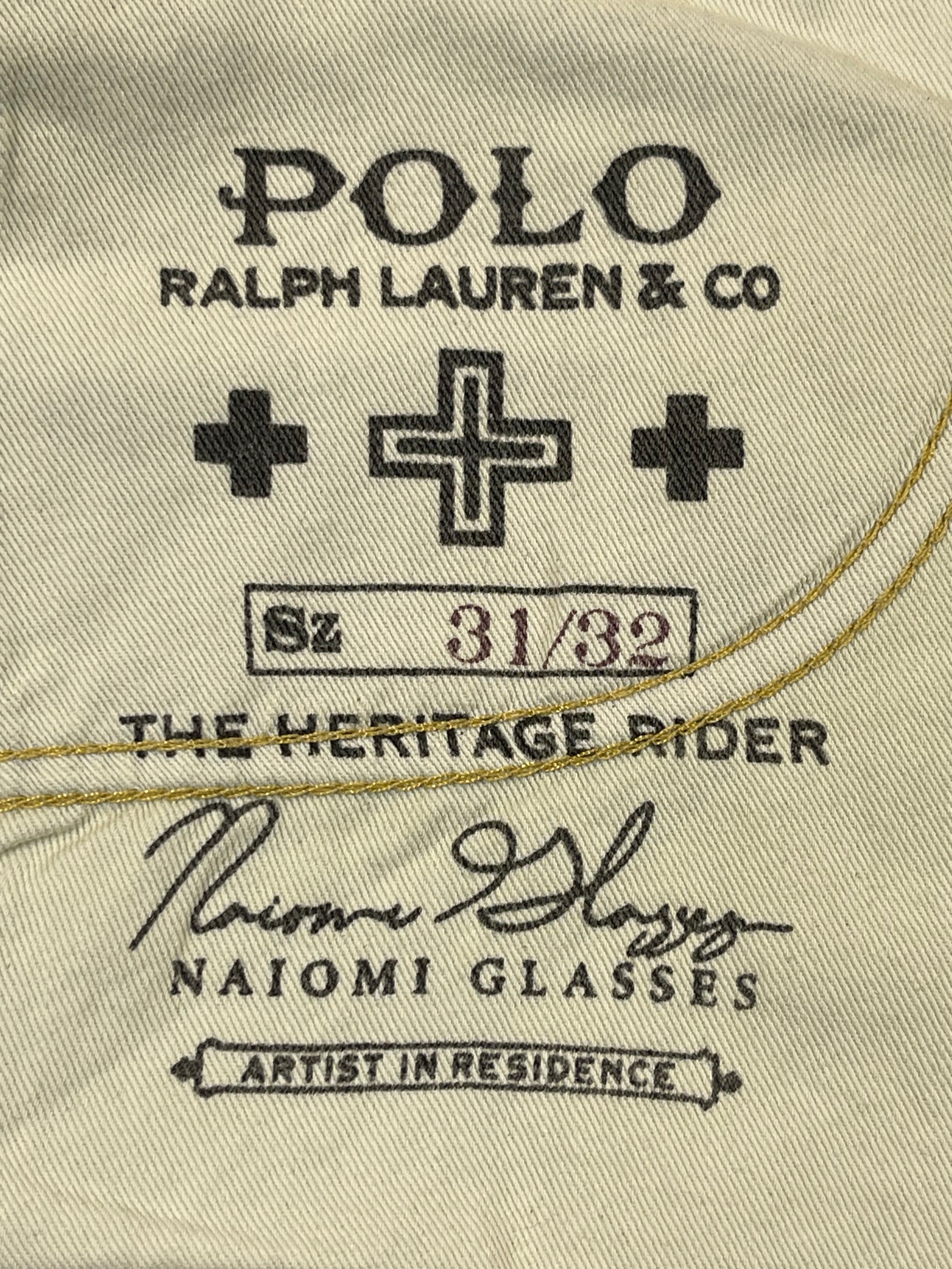 Polo Ralph Lauren × Naiomi Glasses Indigo Heritage Rider Jeans (2023)