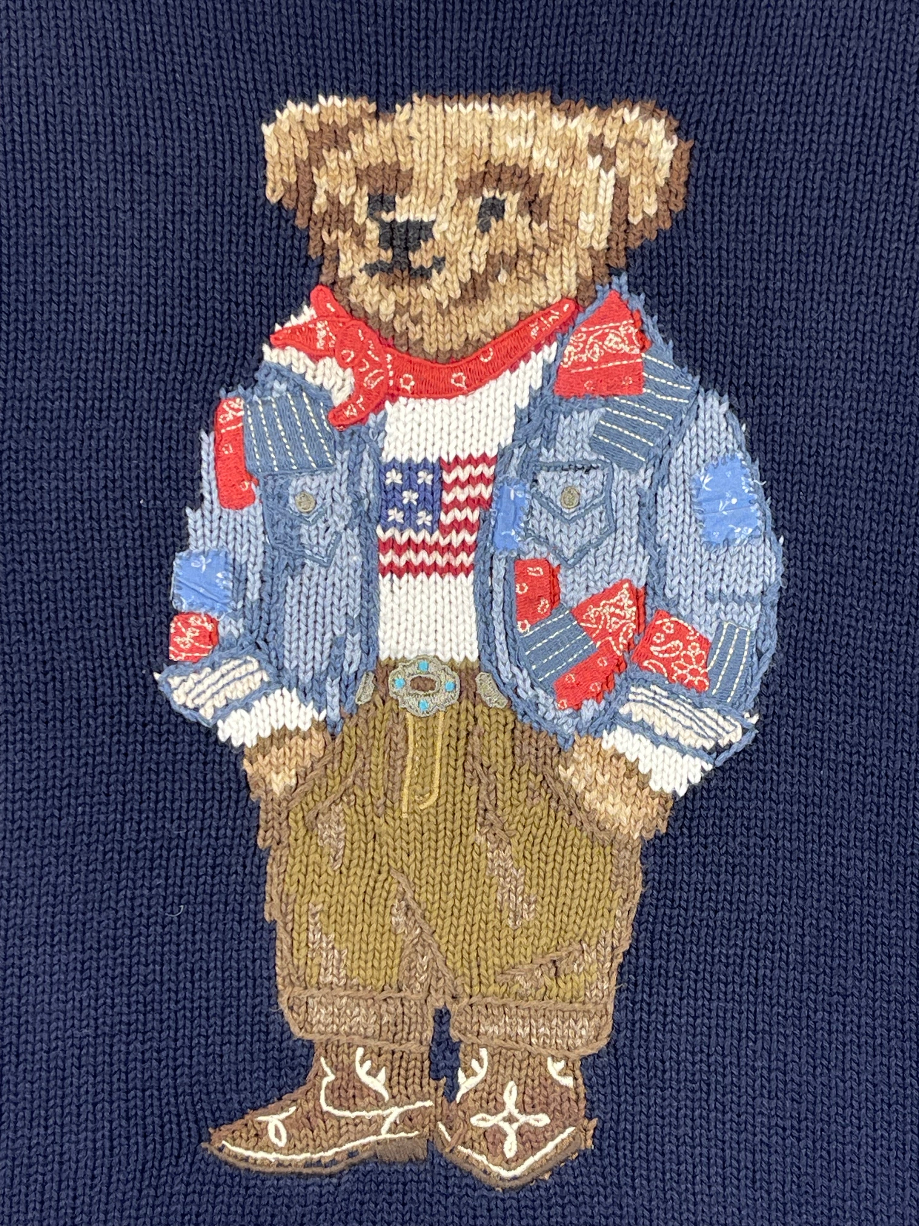 Polo Ralph Lauren Bandana Polo Bear Cotton Sweater (2021)