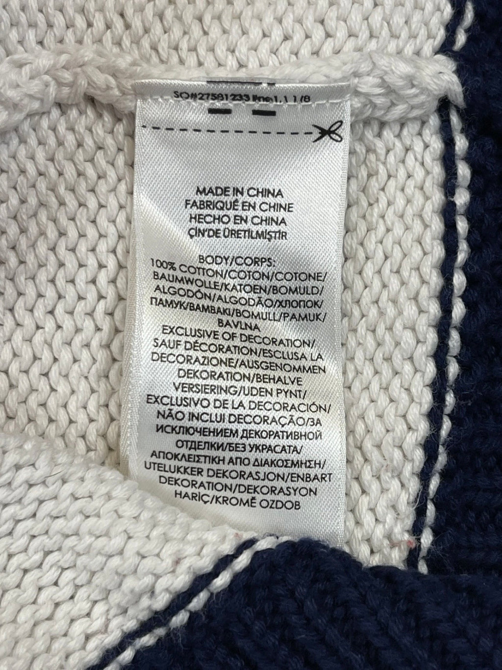 Polo Ralph Lauren Big Pony Flag Cotton Sweater