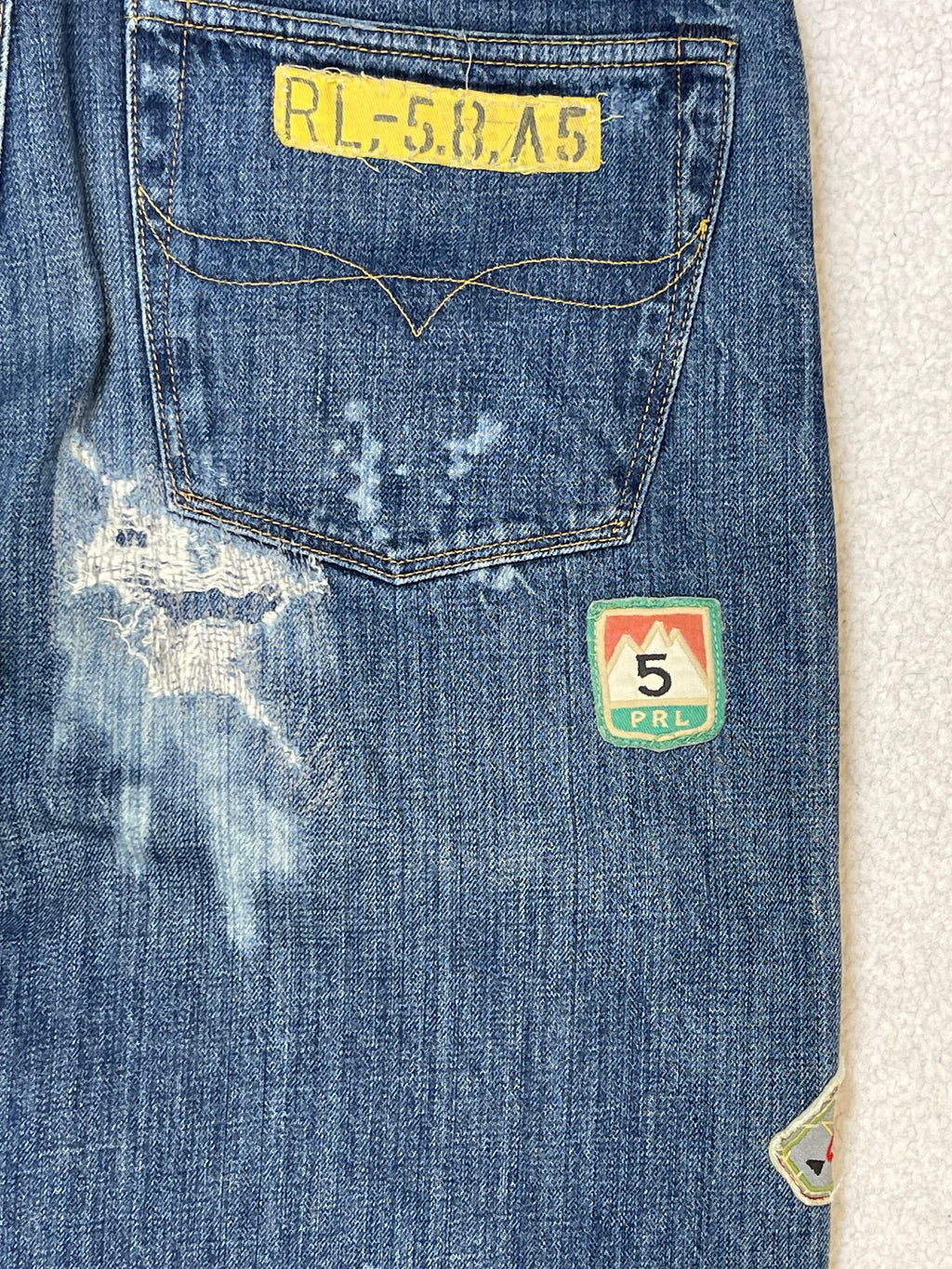 Polo Ralph Lauren Expedition Vintage Classic Fit Aged Denim Jeans (2022)