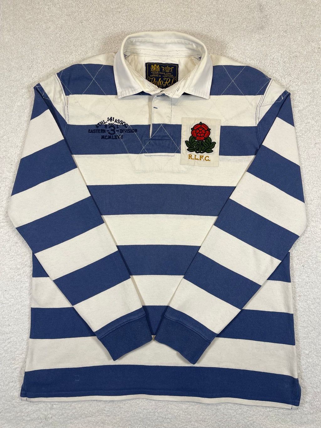 Polo Ralph Lauren Striped Cotton Jersey Rugby Shirt