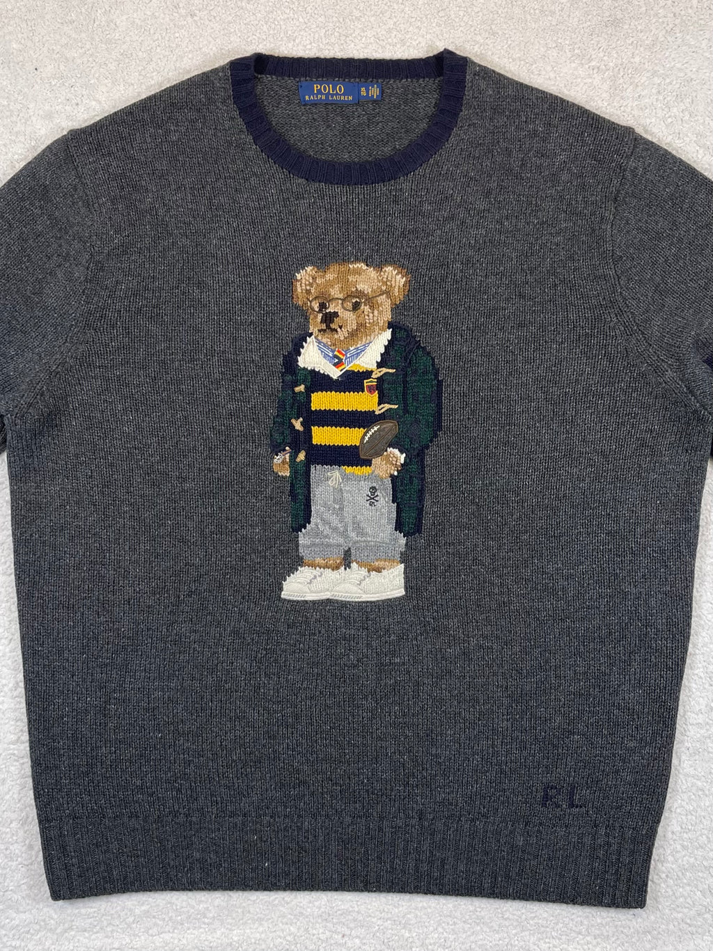 Polo Ralph Lauren Polo Bear Rugby Wool Sweater XL