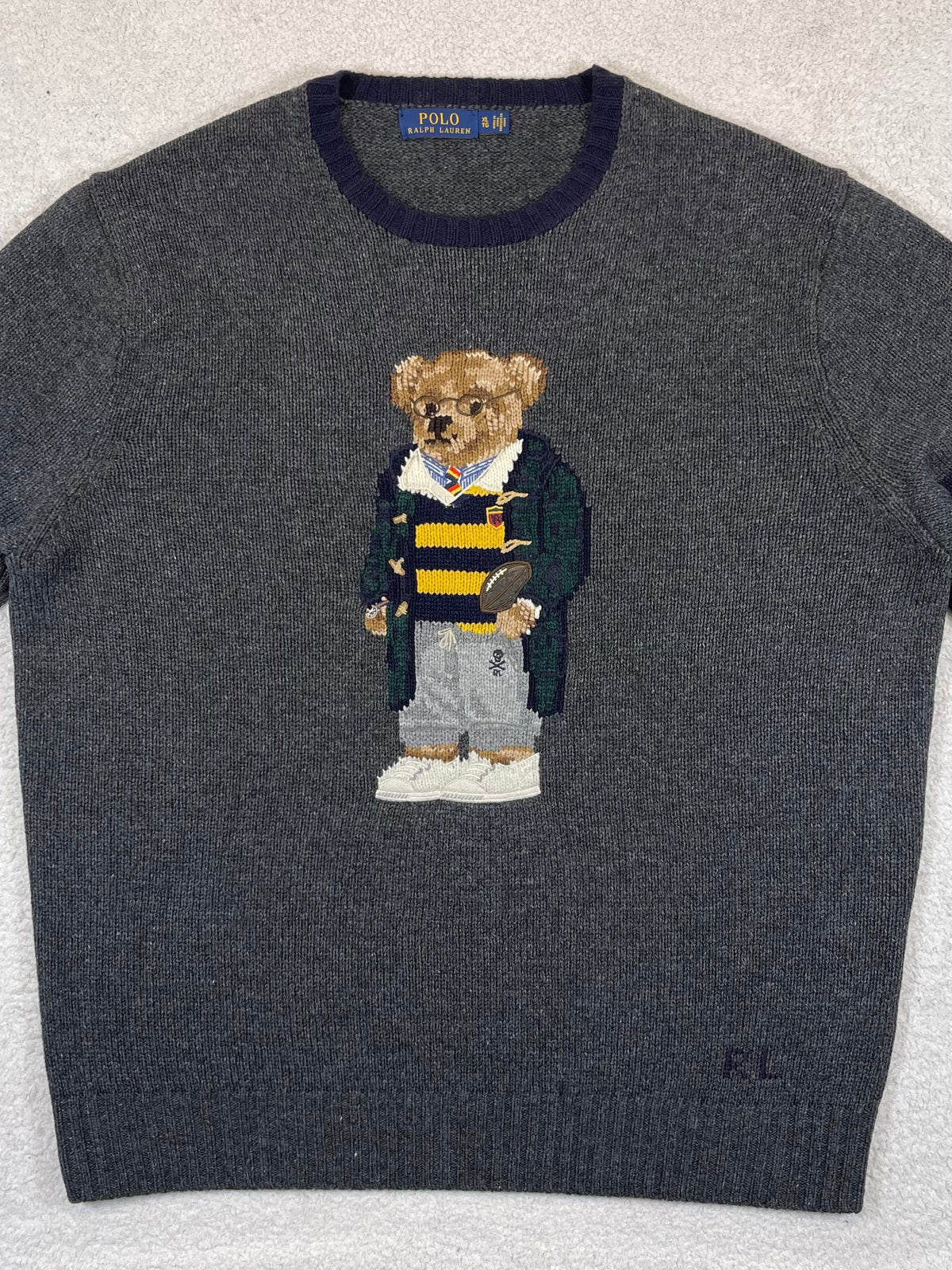 Polo Ralph Lauren Polo Bear Rugby Wool Sweater XL