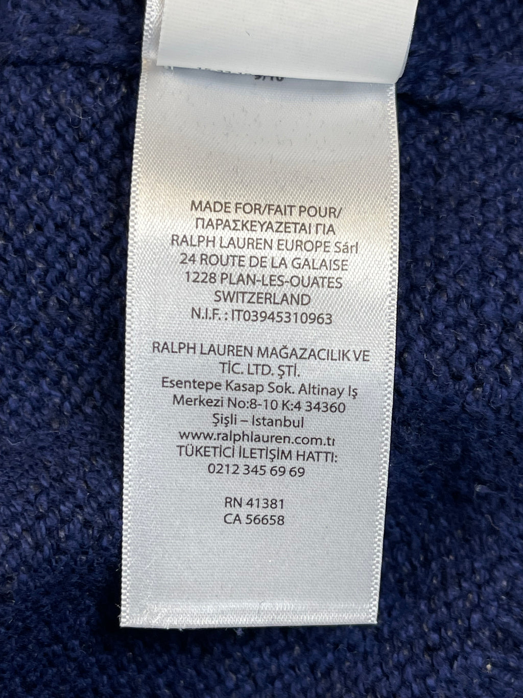 Polo Ralph Lauren Polo Bear CP RL-93 Cotton & Linen Sweater M