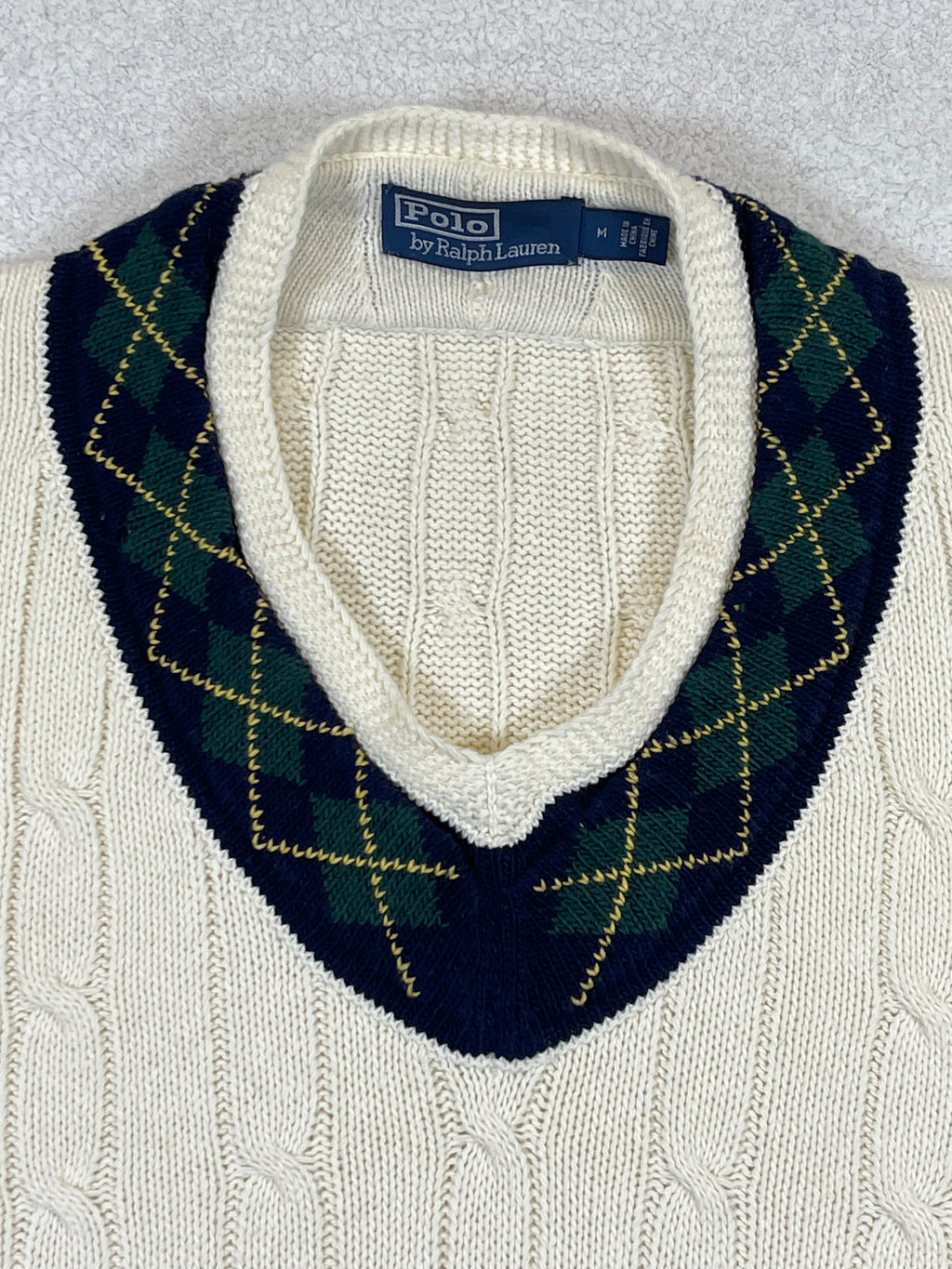 Polo by Ralph Lauren Iconic Cotton & Cashmere Cricket Sweater