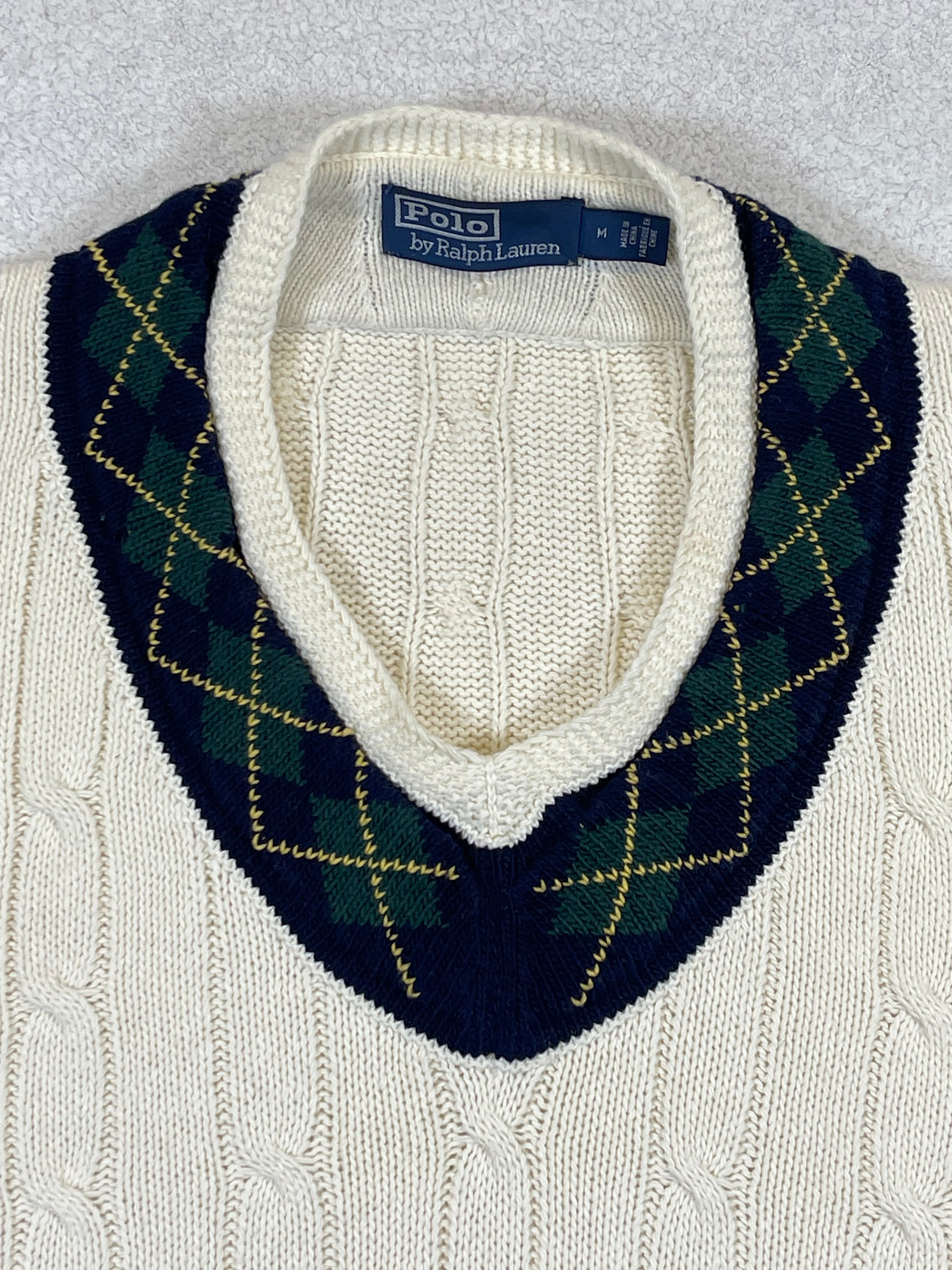 Polo by Ralph Lauren Iconic Cotton & Cashmere Cricket Sweater