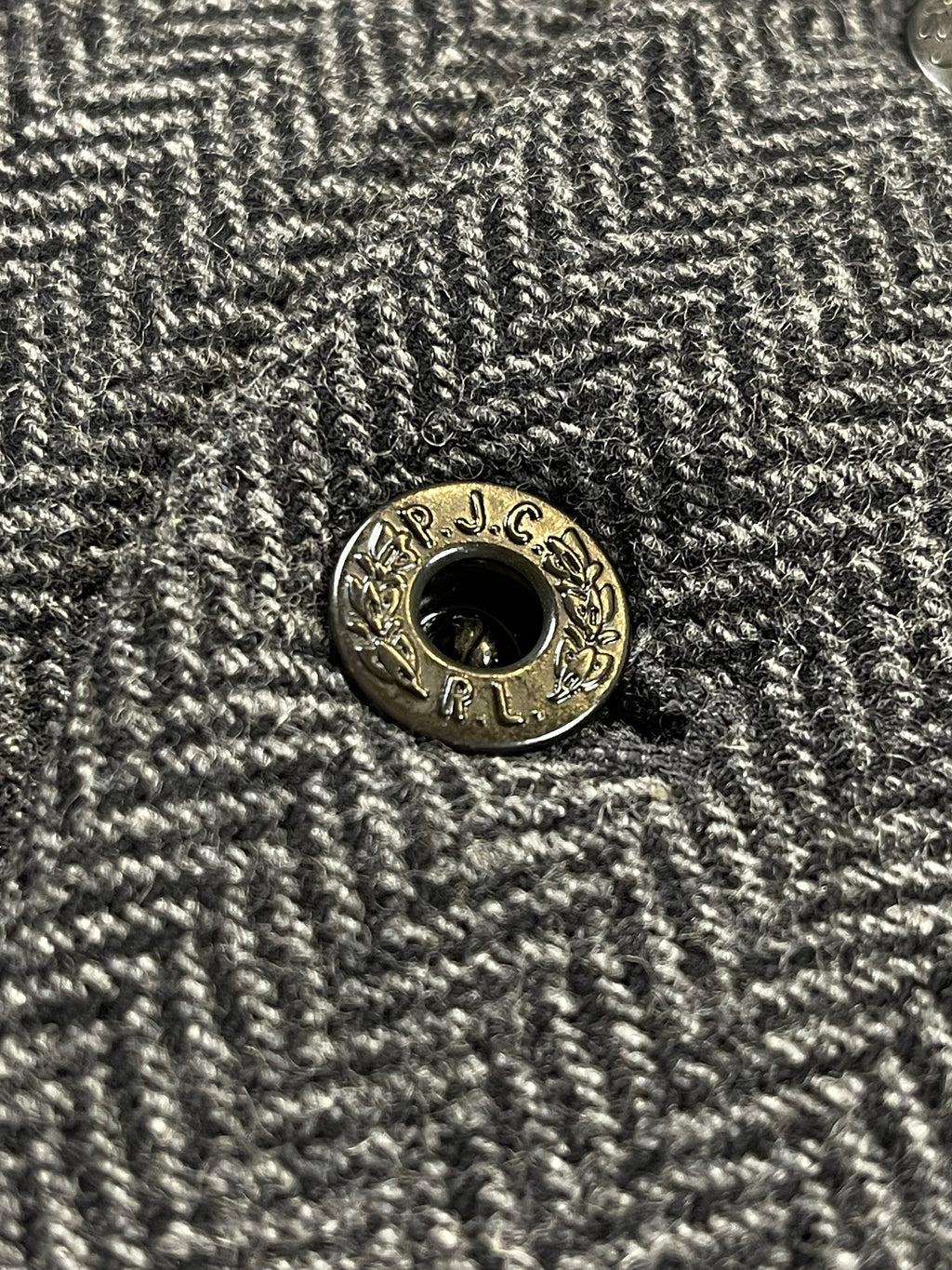 Polo Jeans Co. Ralph Lauren Herringbone Wool Vest