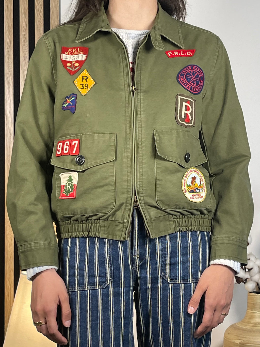 Polo Ralph Lauren Patch Canvas Bomber Jacket (2022)