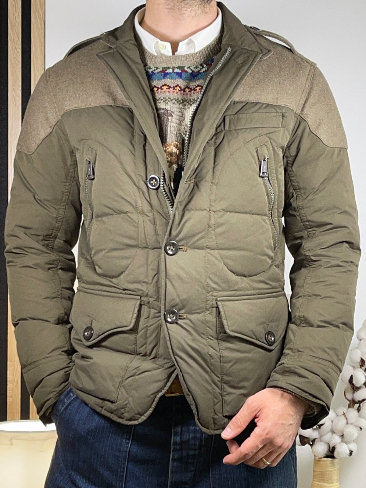 Polo Ralph Lauren Vintage Hybrid Quilted Utility Jacket S