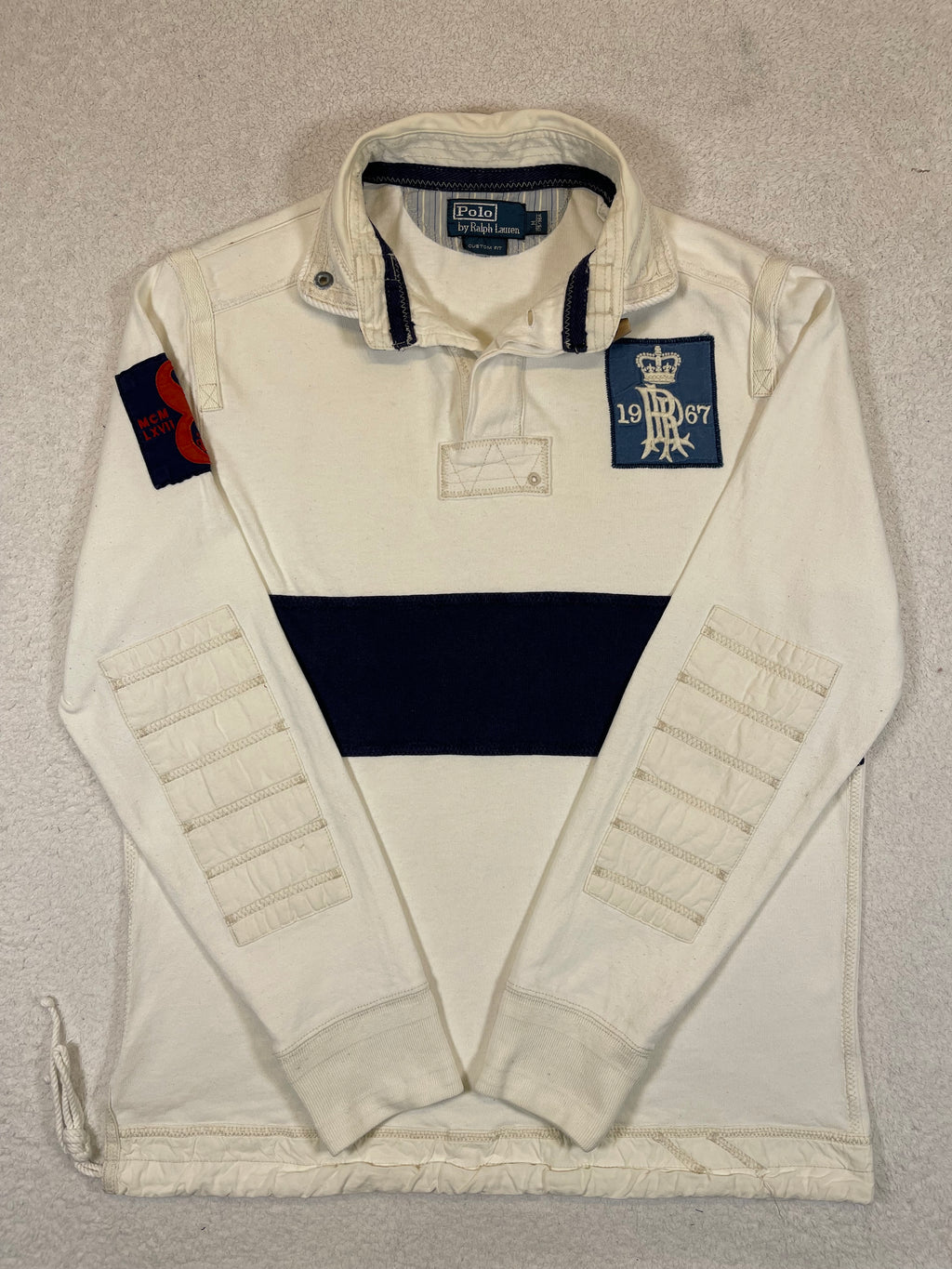 Polo by Ralph Lauren Vintage P.R.L.C. Nautical Rugby Shirt
