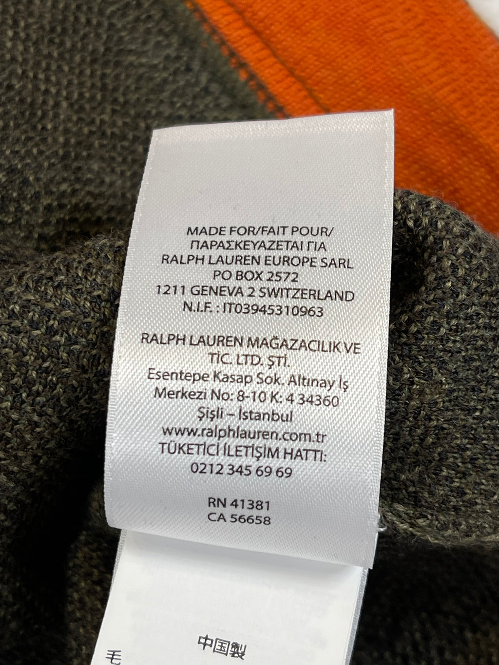 Polo Ralph Lauren Ralph’s Tiger Letterman Cardigan