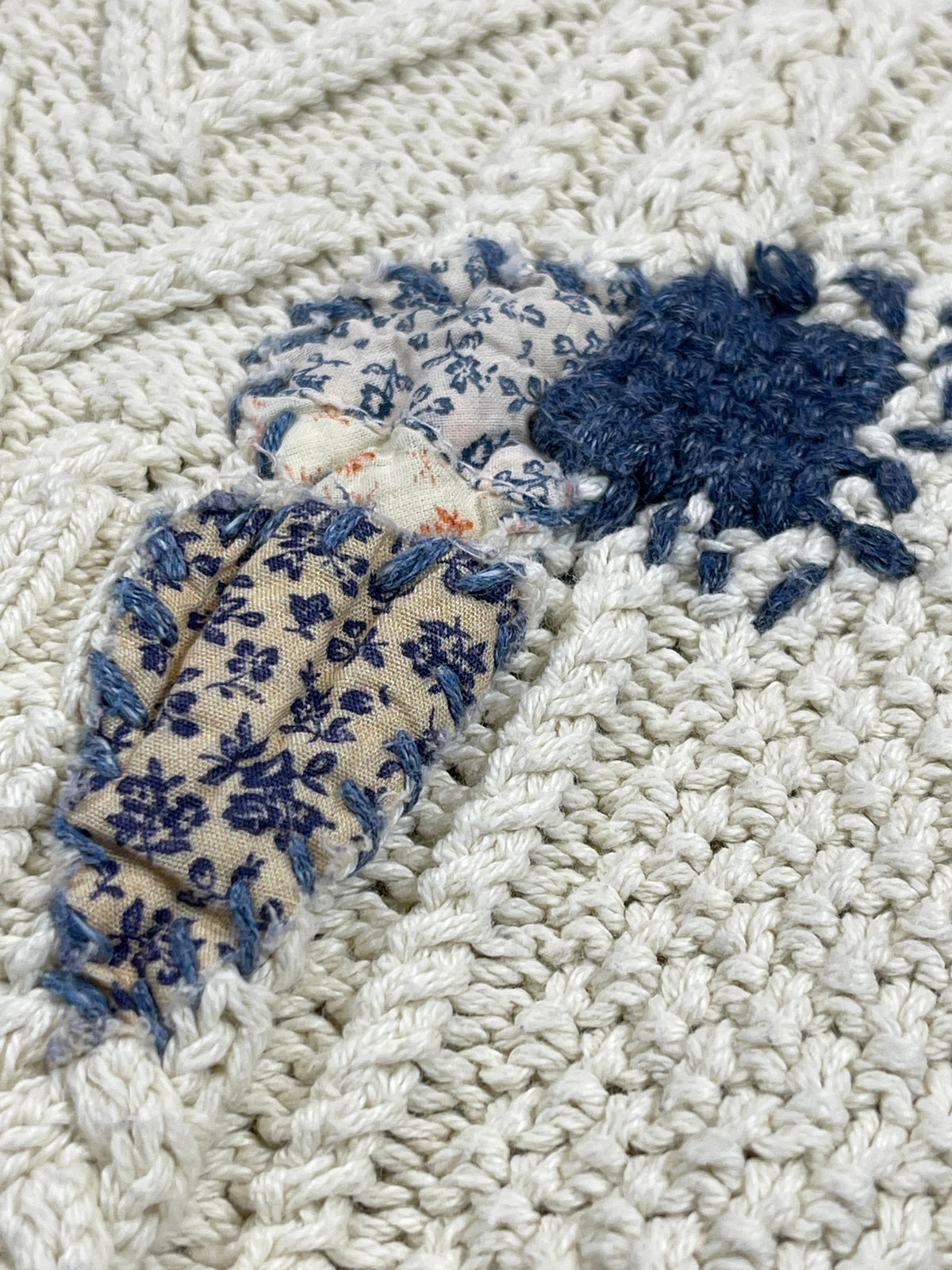 Polo Ralph Lauren Patchwork Aran-Knit Cardigan