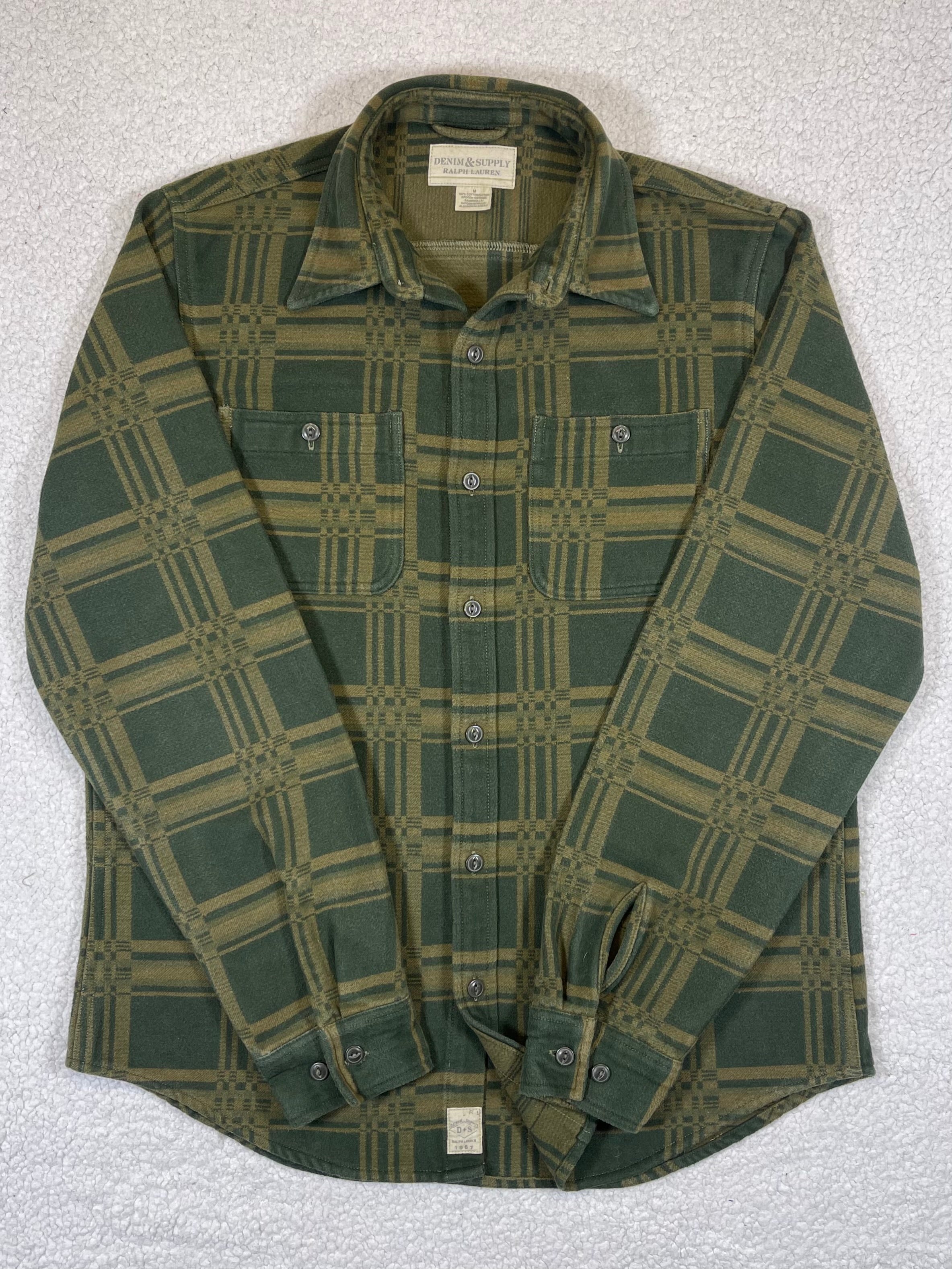 Ralph Lauren Denim&Supply Flannel Plaid Shirt