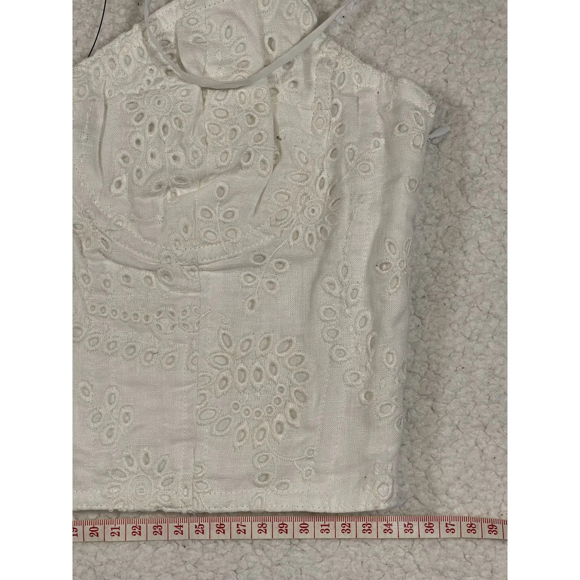 Polo Ralph Lauren besticktes Leinenbustier