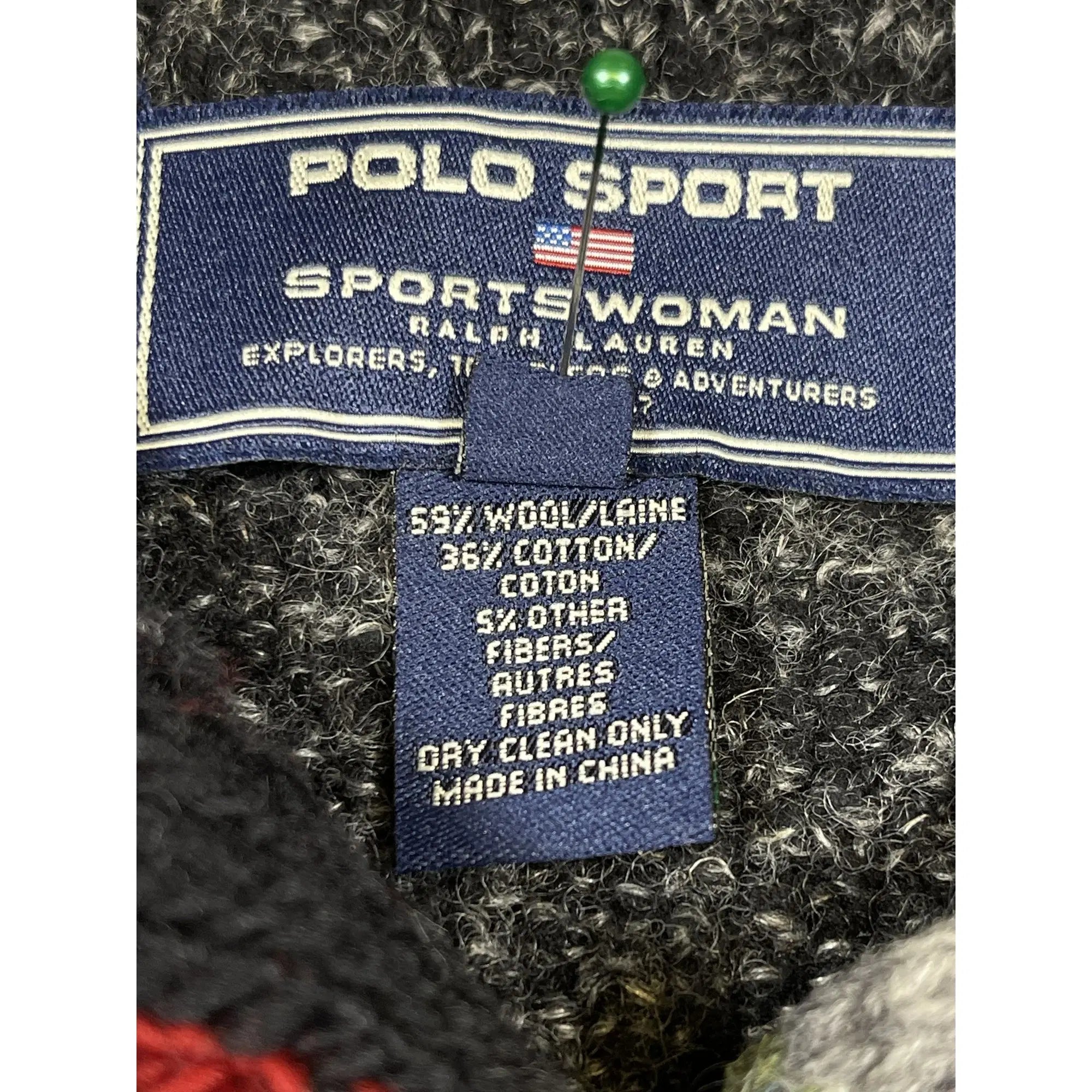Polo Sportswoman Ralph Lauren Patchwork Cardigan (Vintage 90s)
