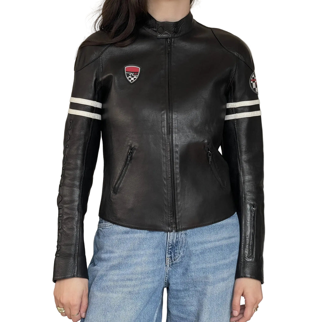 Veste Café Racer Ralph Lauren Black Label en Agneau (Vintage)