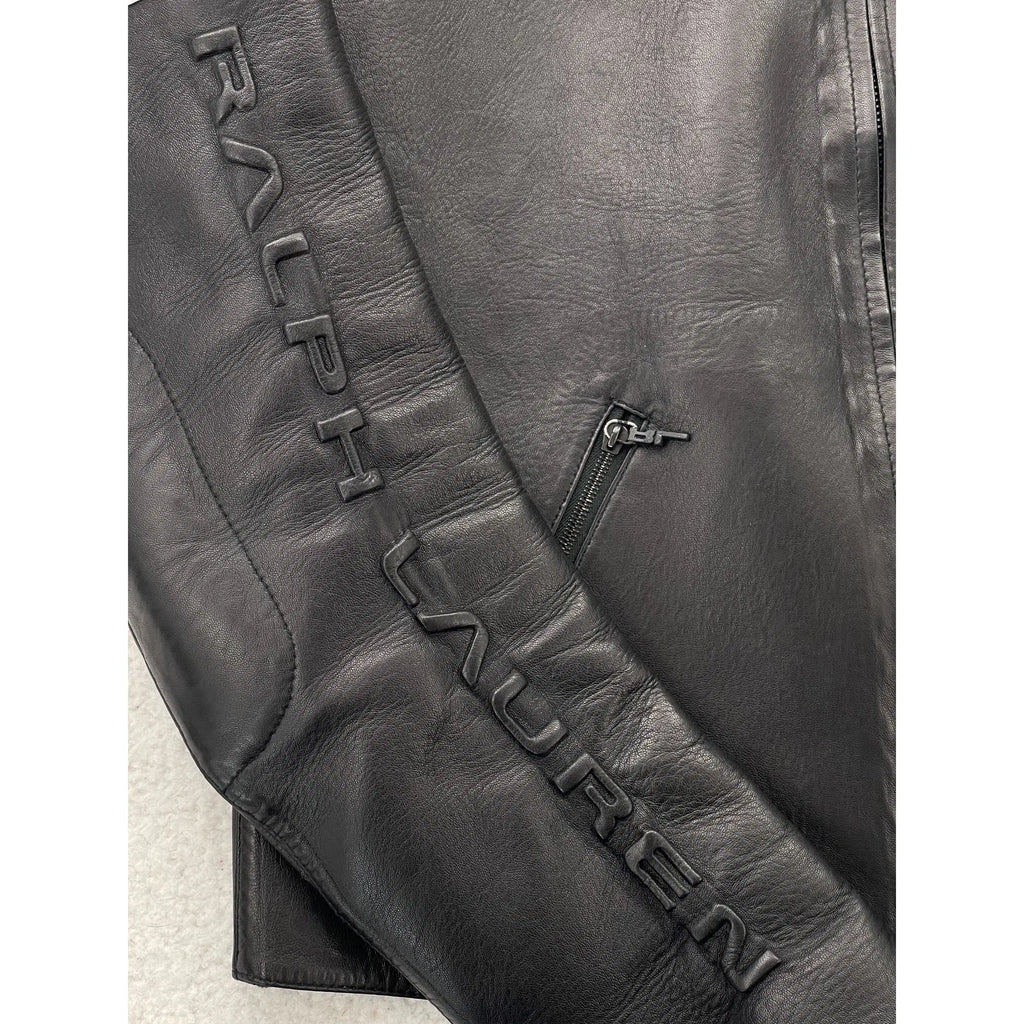 Veste Café Racer Ralph Lauren Black Label en Agneau (Vintage)