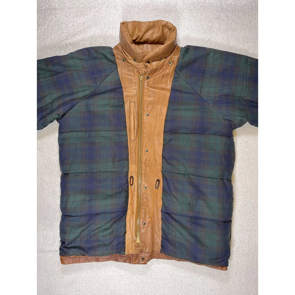 Polo Ski Ralph Lauren Leather Down Jacket (Vintage 90s)