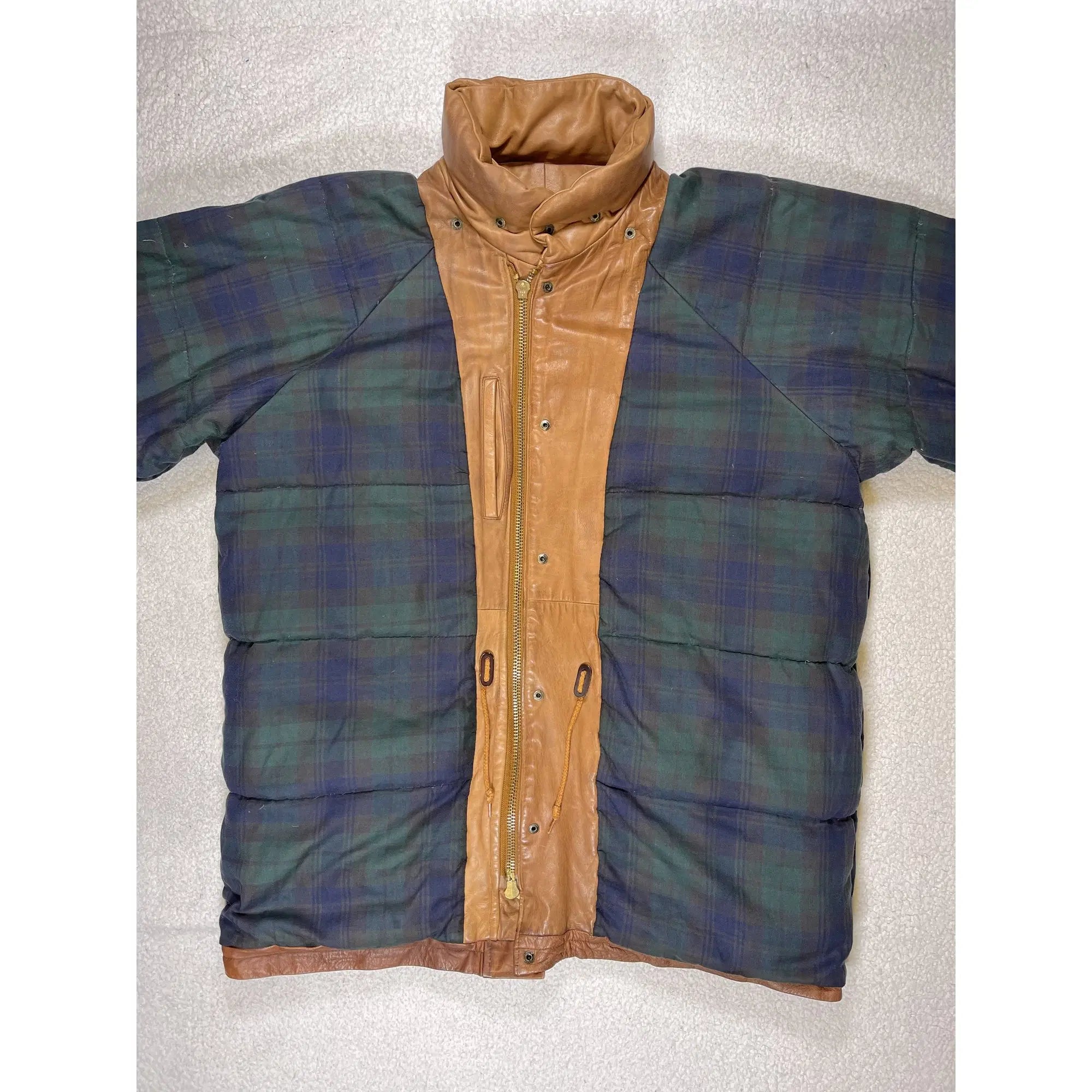 Polo Ski Ralph Lauren Leather Down Jacket (Vintage 90s)