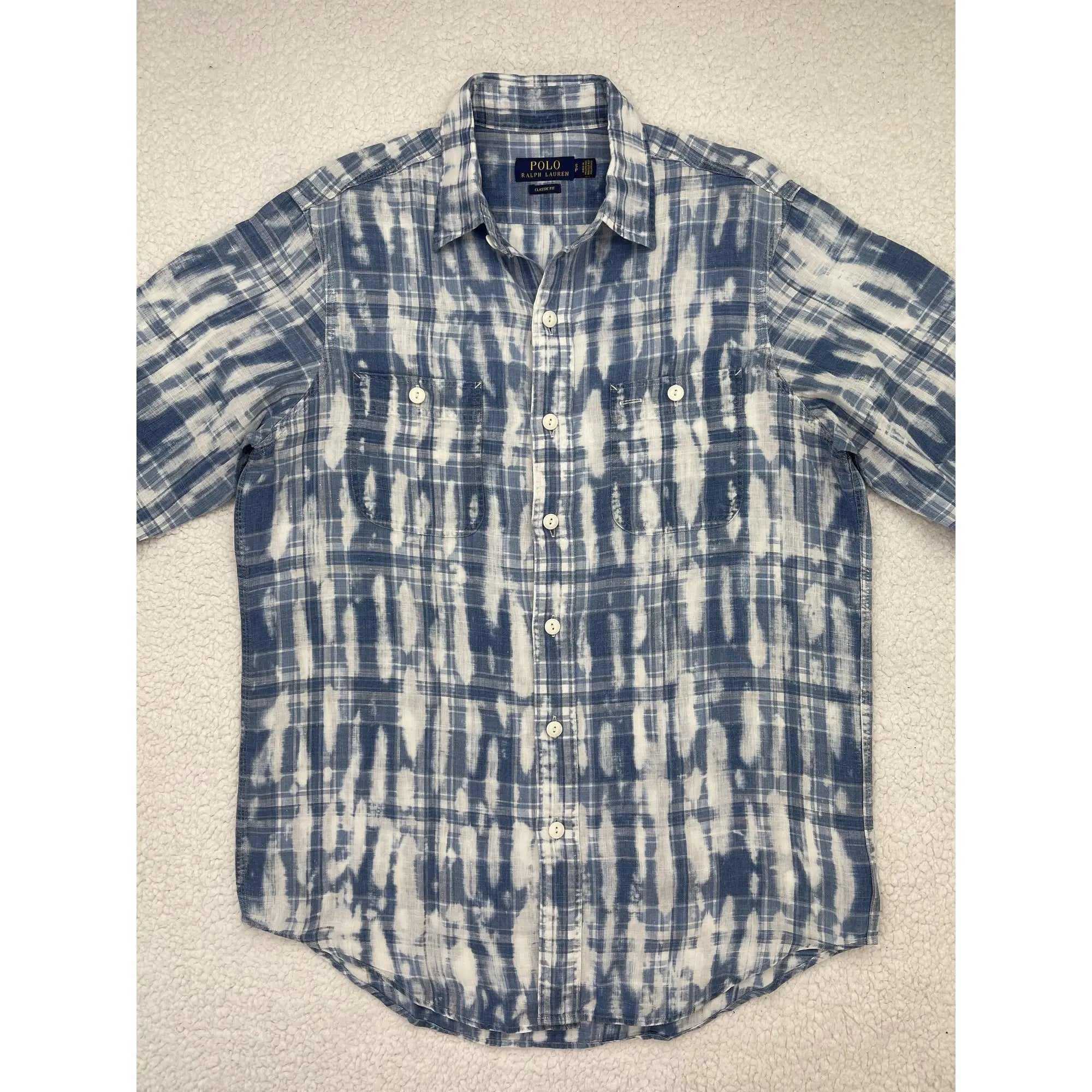 Polo Ralph Lauren Classic Washed Linen Plaid Shirt