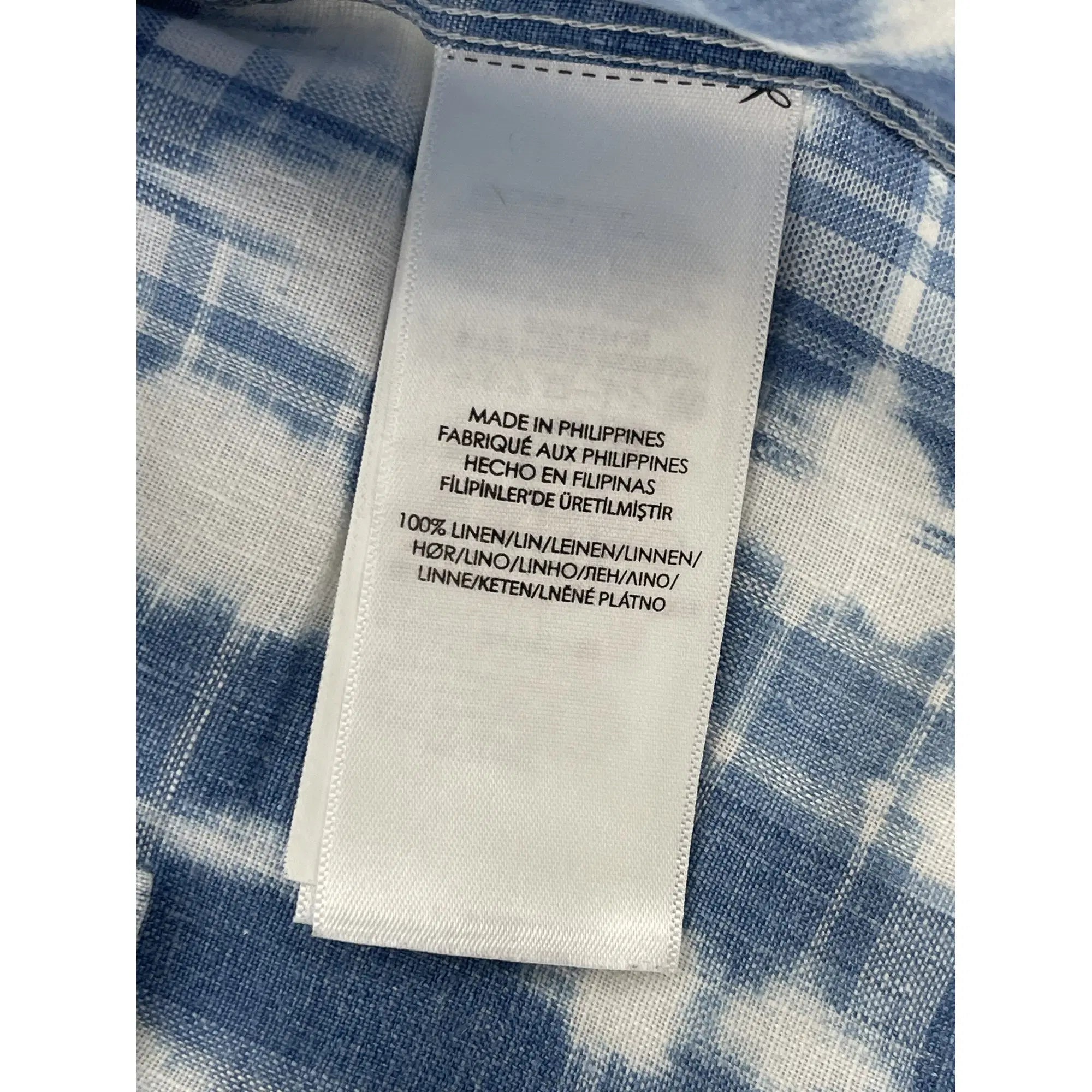 Polo Ralph Lauren Classic Washed Linen Plaid Shirt
