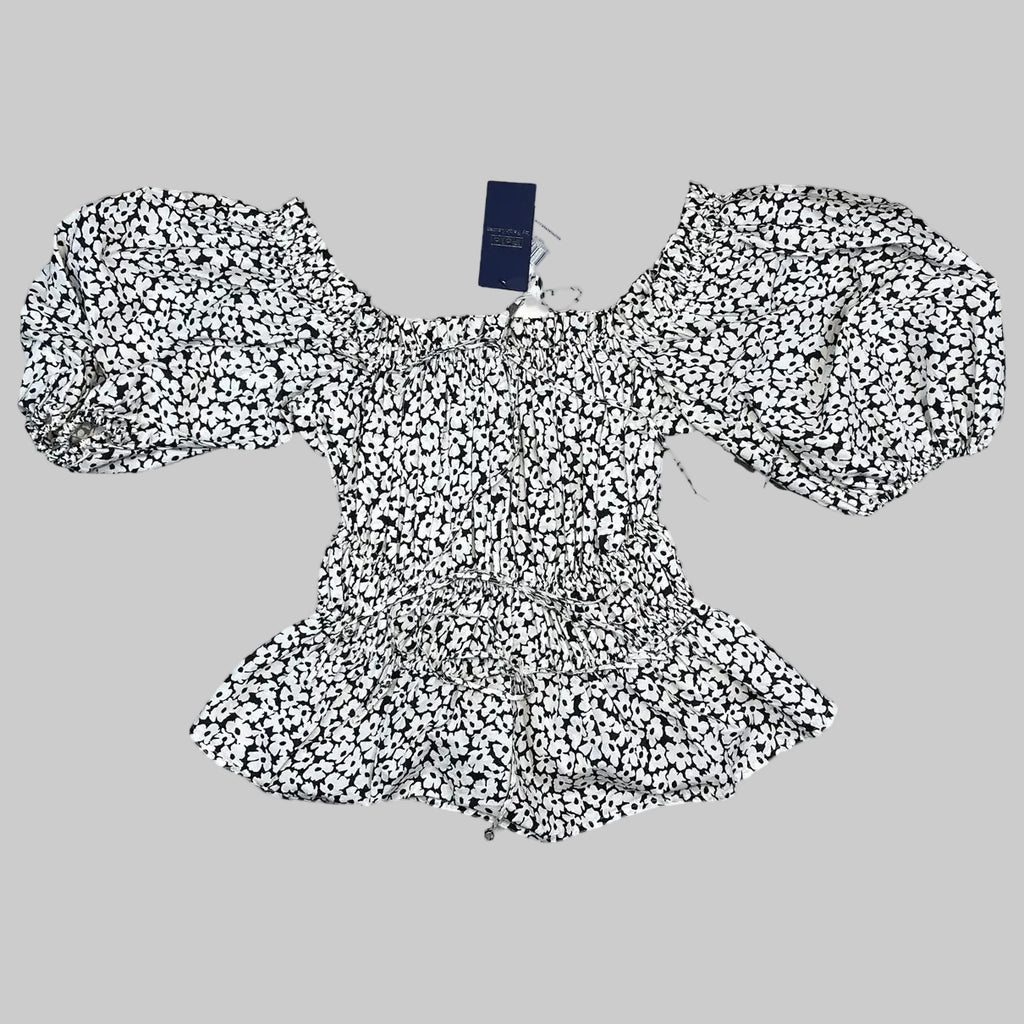 Polo Ralph Lauren Floral Peplum Cotton Top