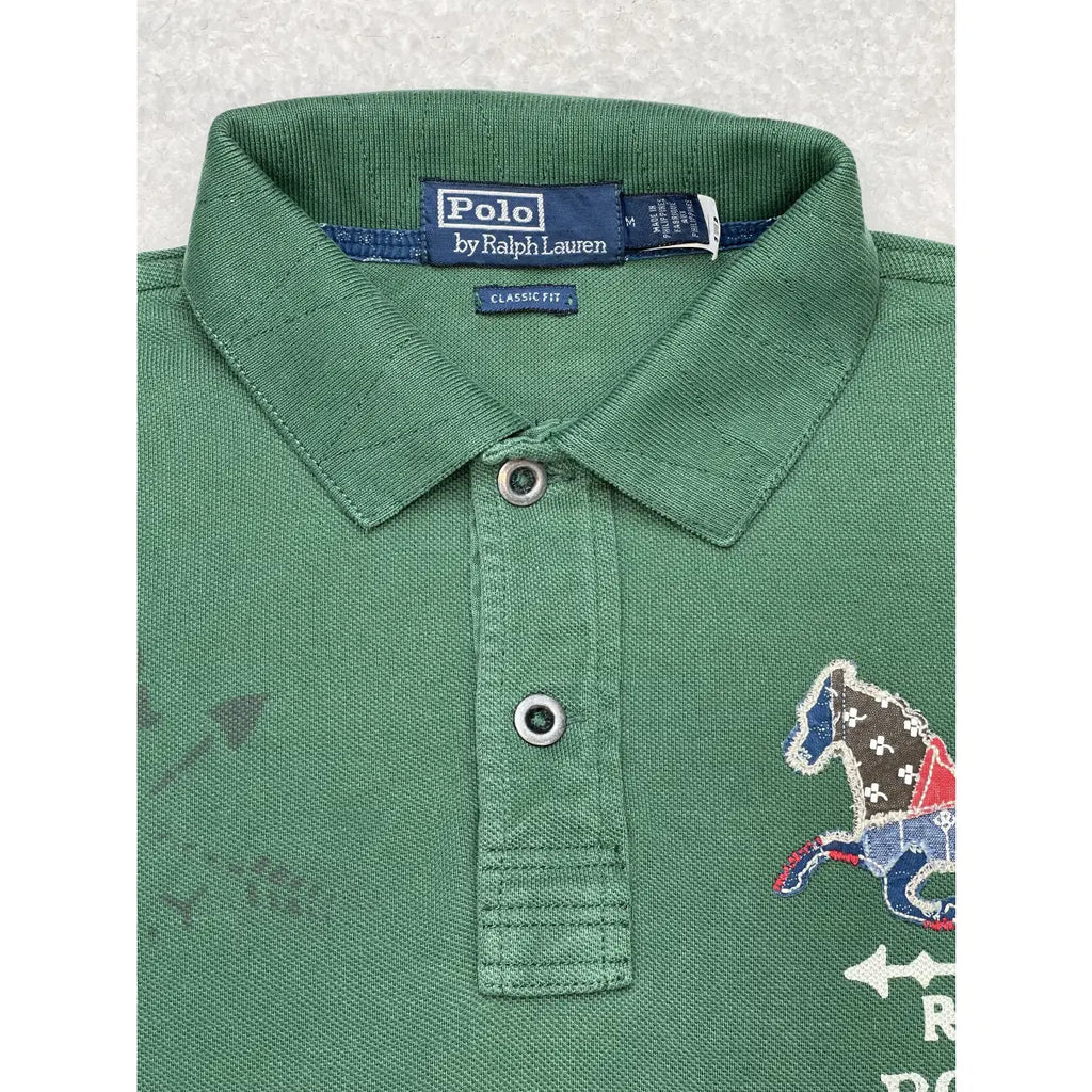 Polo Ralph Lauren Big Pony Patchwork Polo Shirt