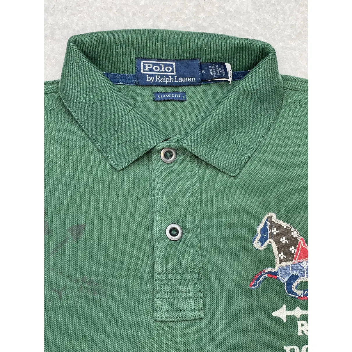 Polo Ralph Lauren Big Pony Patchwork Polo Shirt